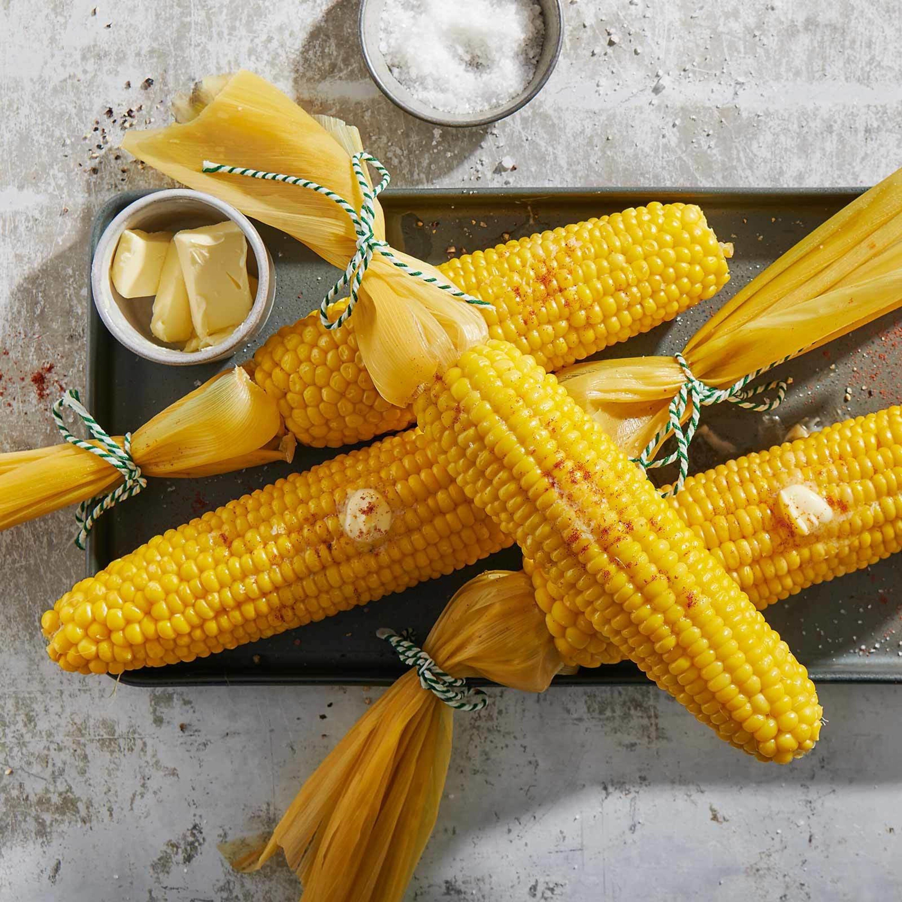 Cuisson des épis de maïs