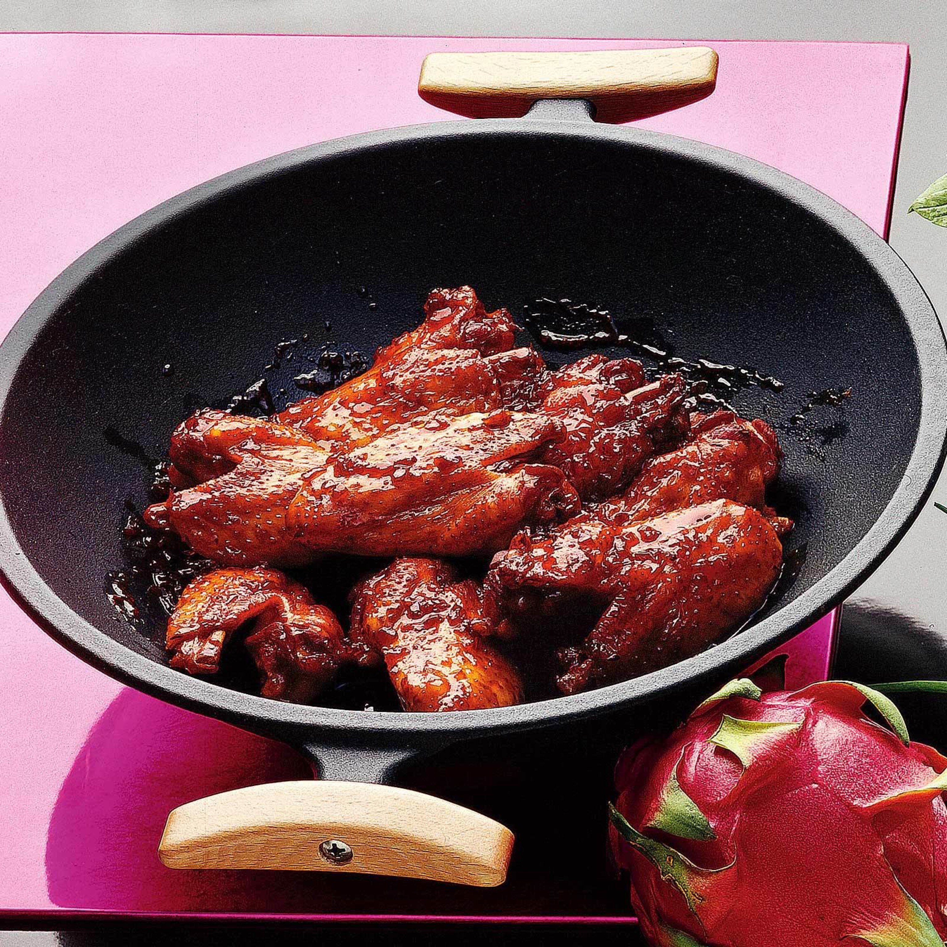 Ailerons de poulet sauce caramel