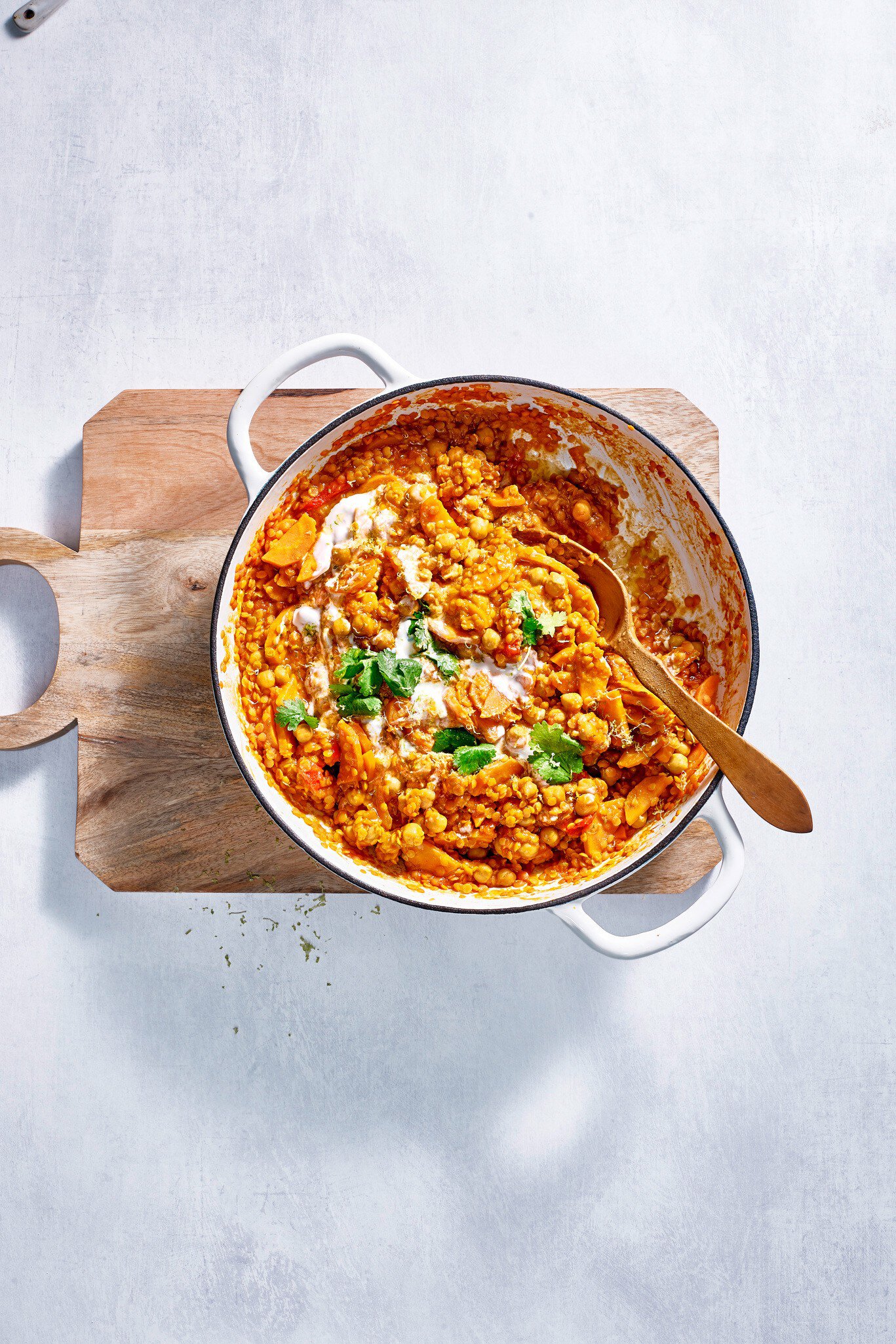 Linsen-Kichererbsen-Curry