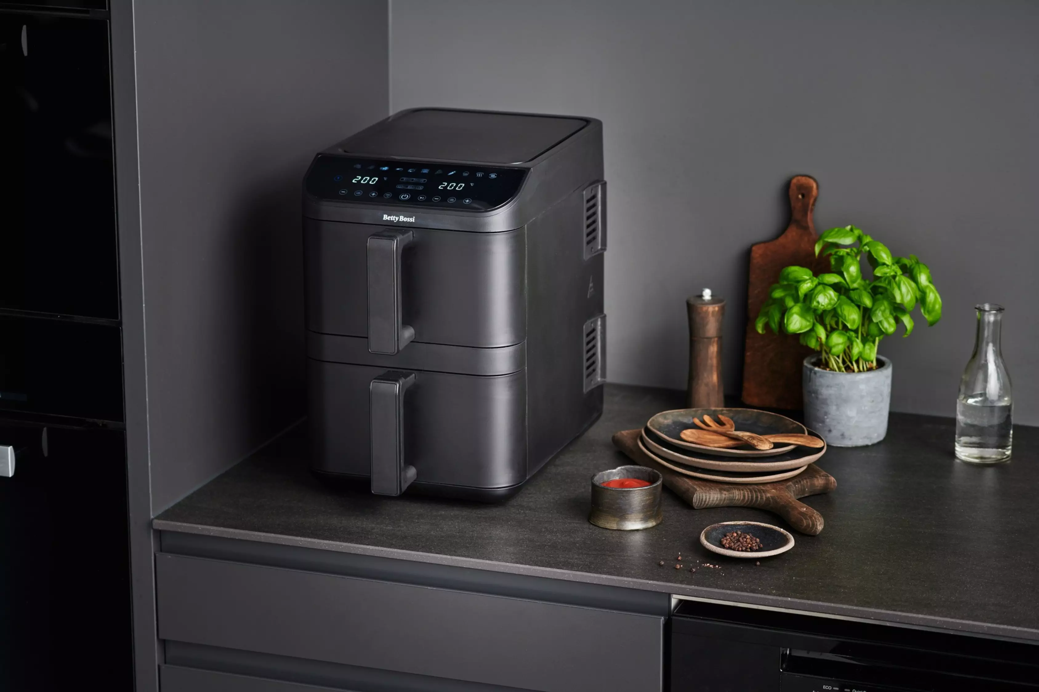 Airfryer, 2 tiroirs, 2 étages, 9 l | Betty Bossi