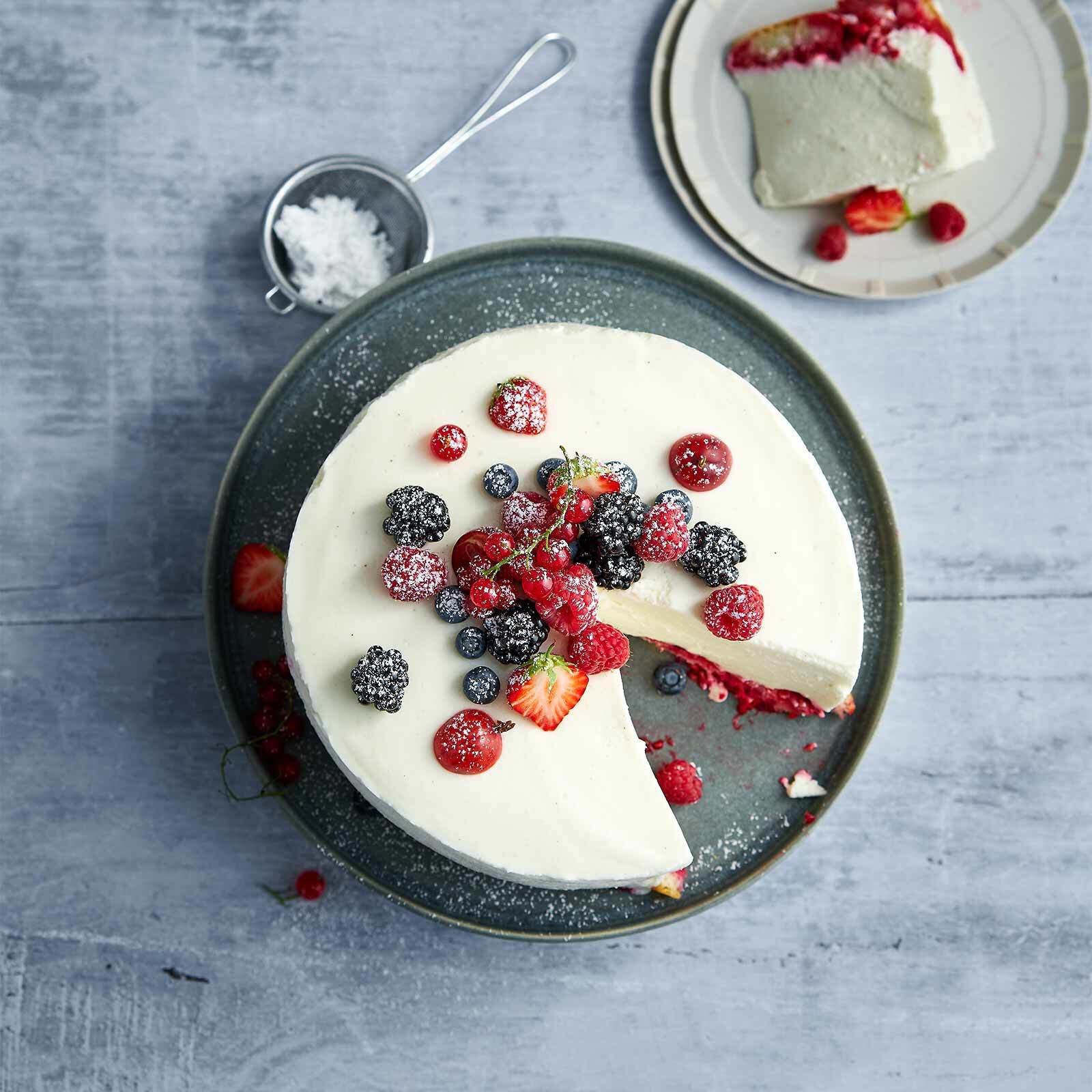 Beeren-Quarktorte
