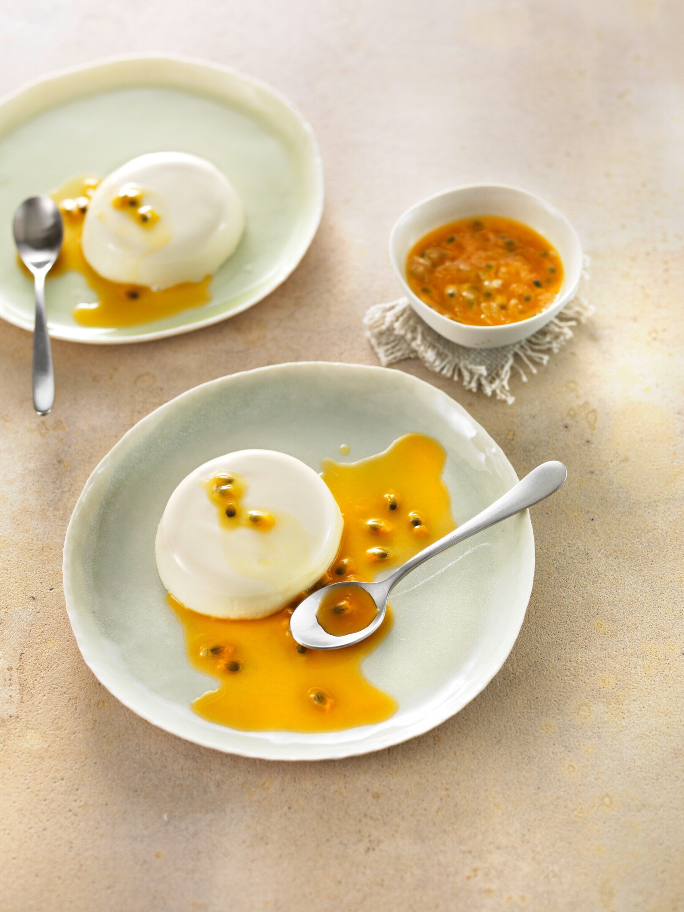 Panna cotta à la citronnelle