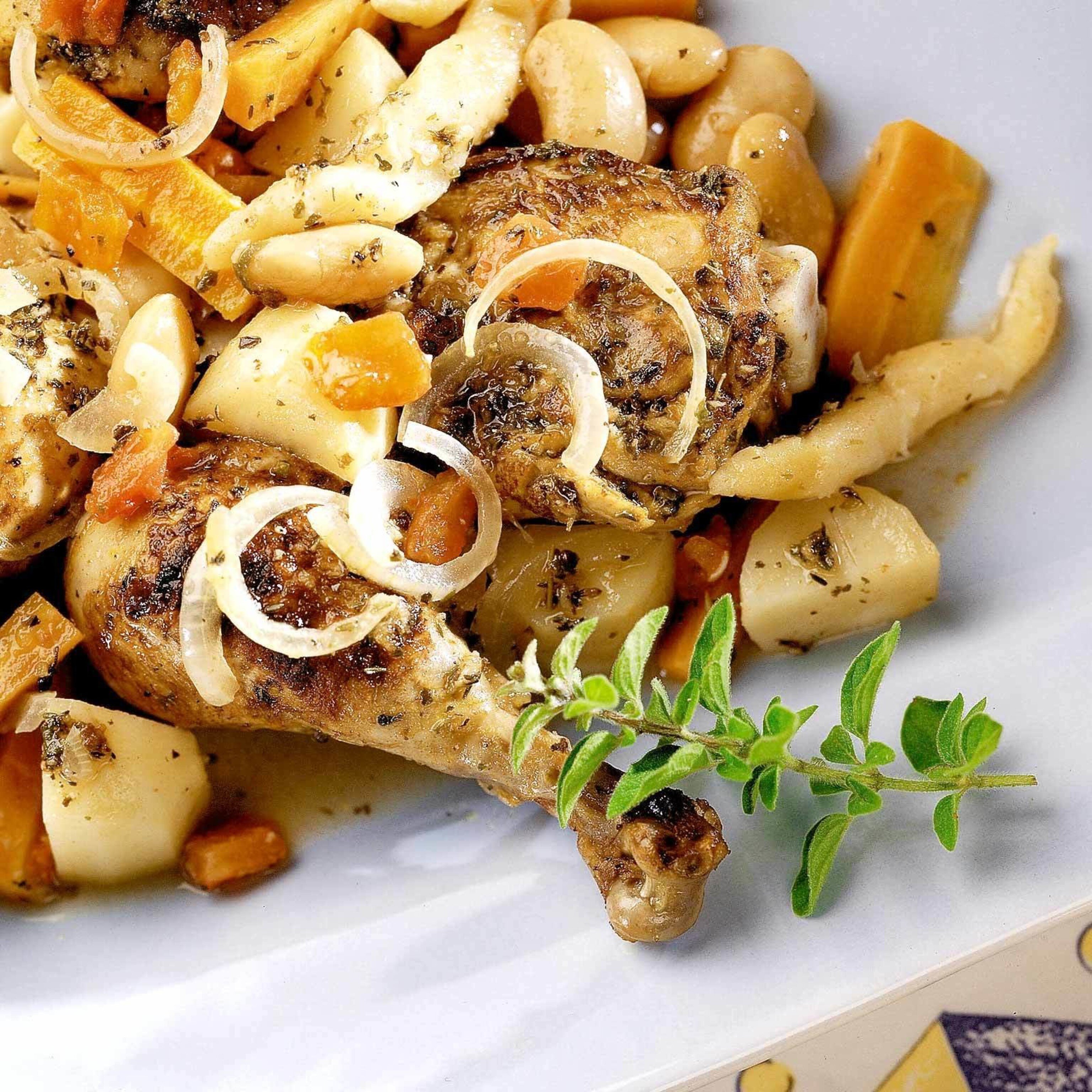 Stewed Chicken (geschmortes Poulet)
