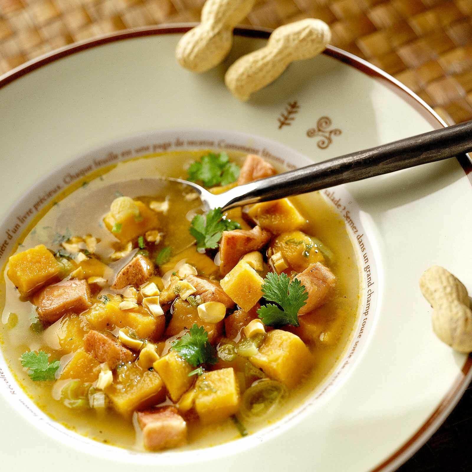 Soupe d’hiver aux cacahuètes