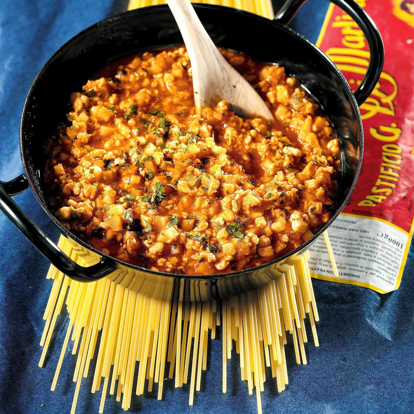 Poulet-Bolognese-Sauce
