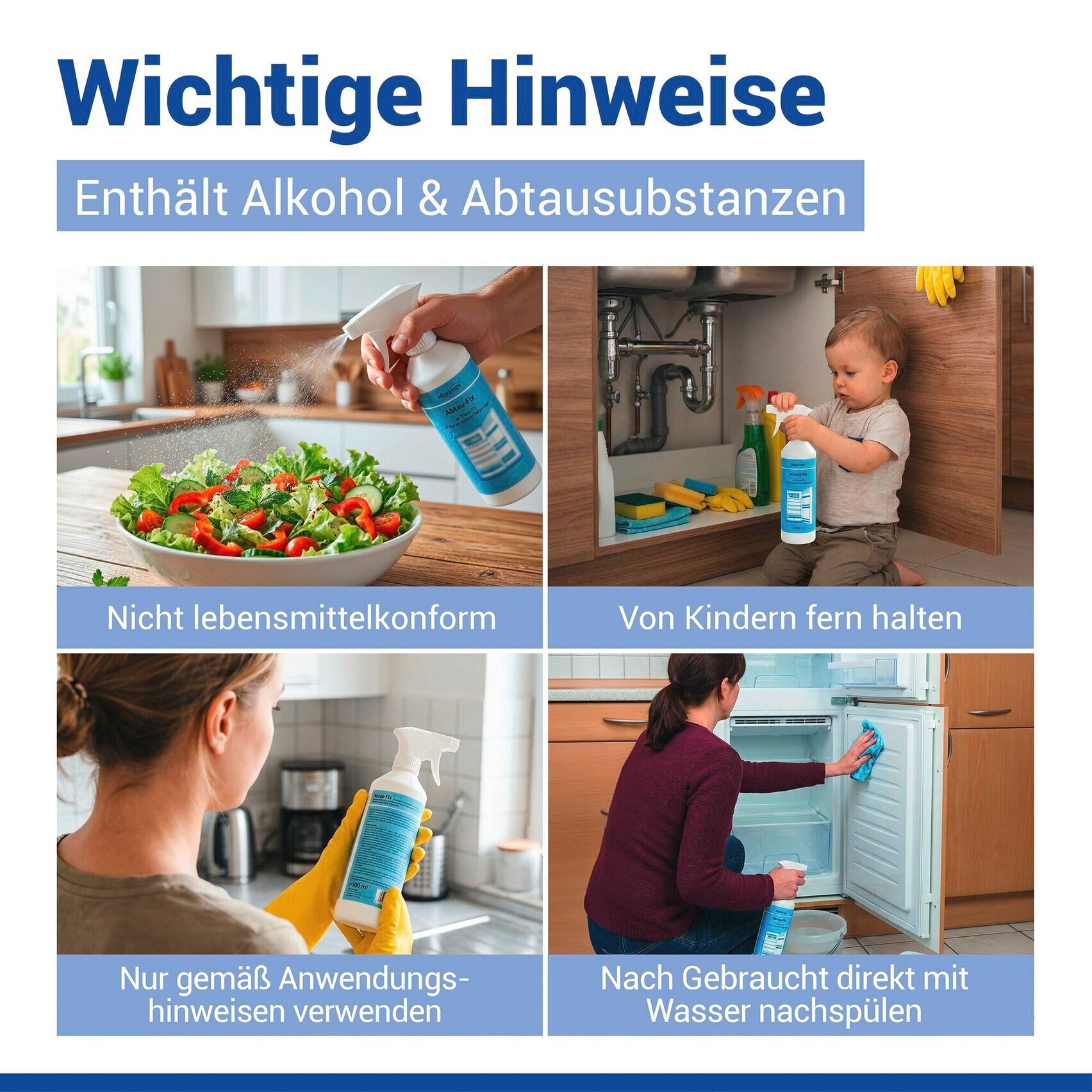Abtauspray Abtaufix für Kühl- und Gefrierschrank