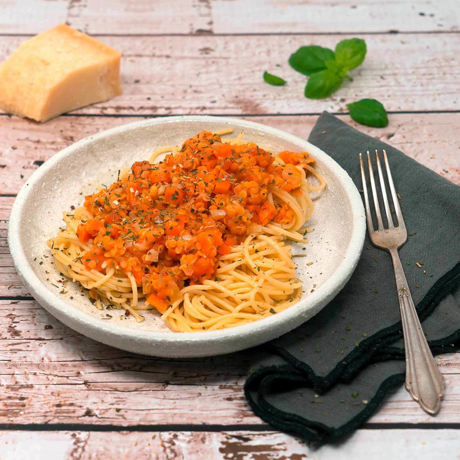 Bolognaise aux lentilles