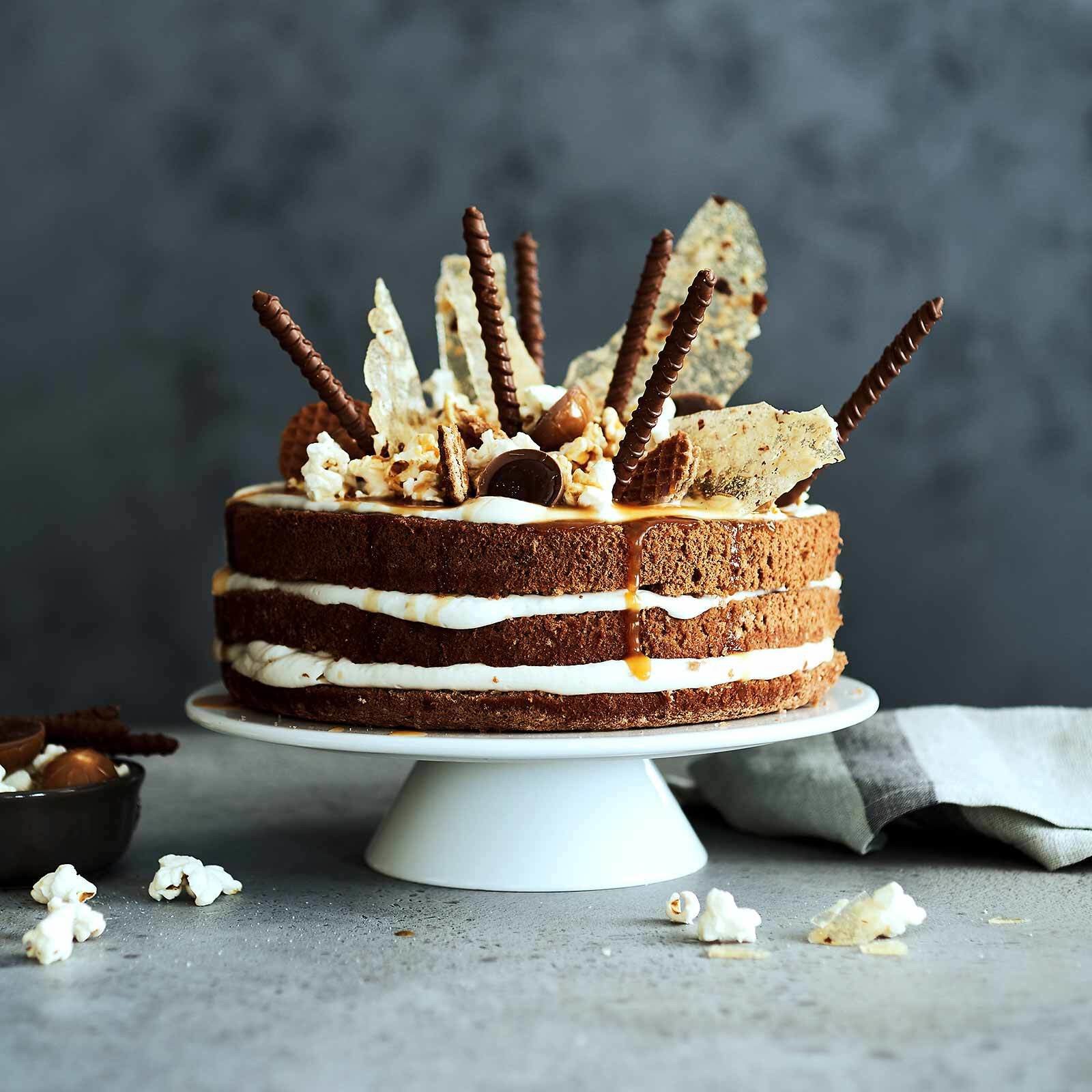 Tourte de cocagne caramello