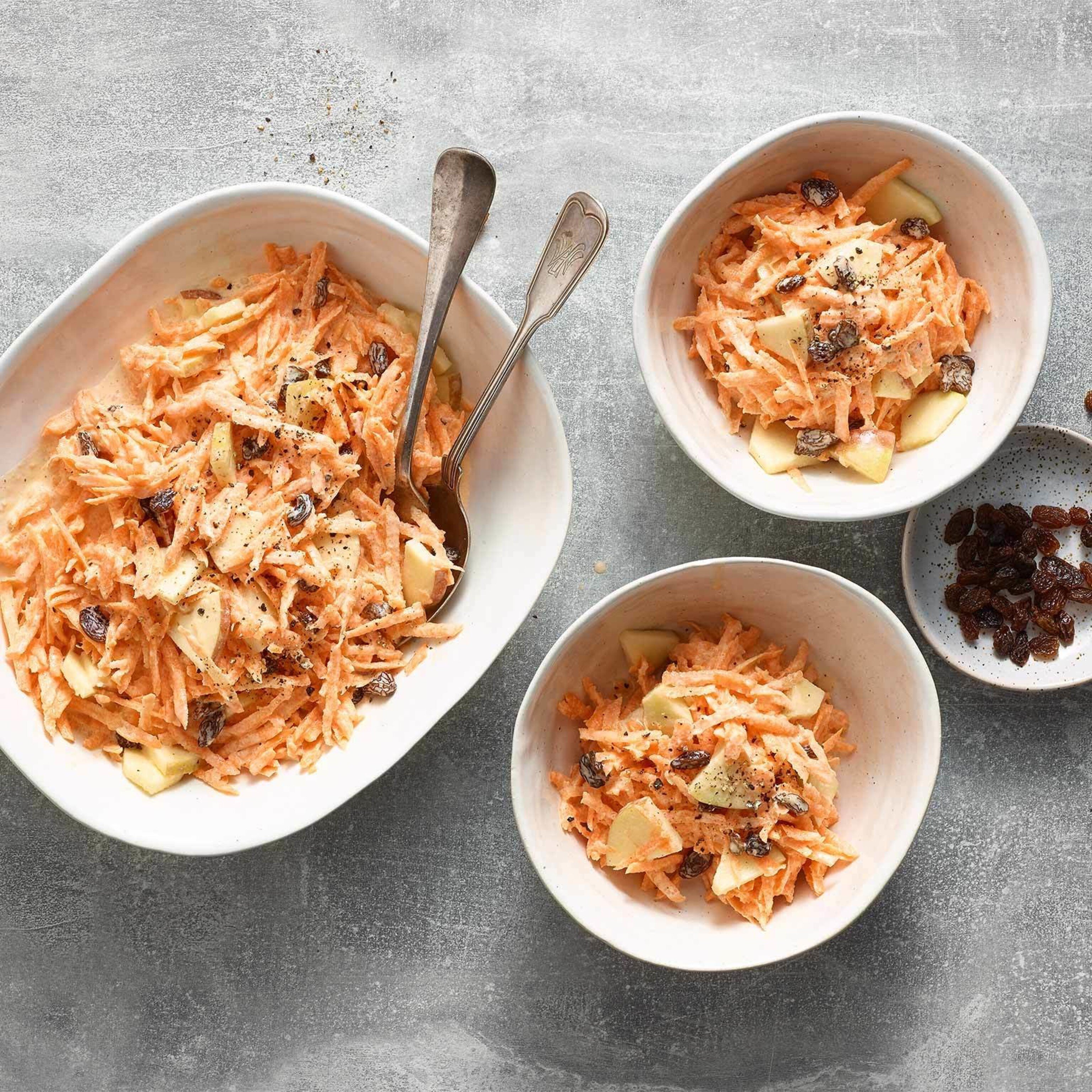 Rüeblisalat mit Äpfeln