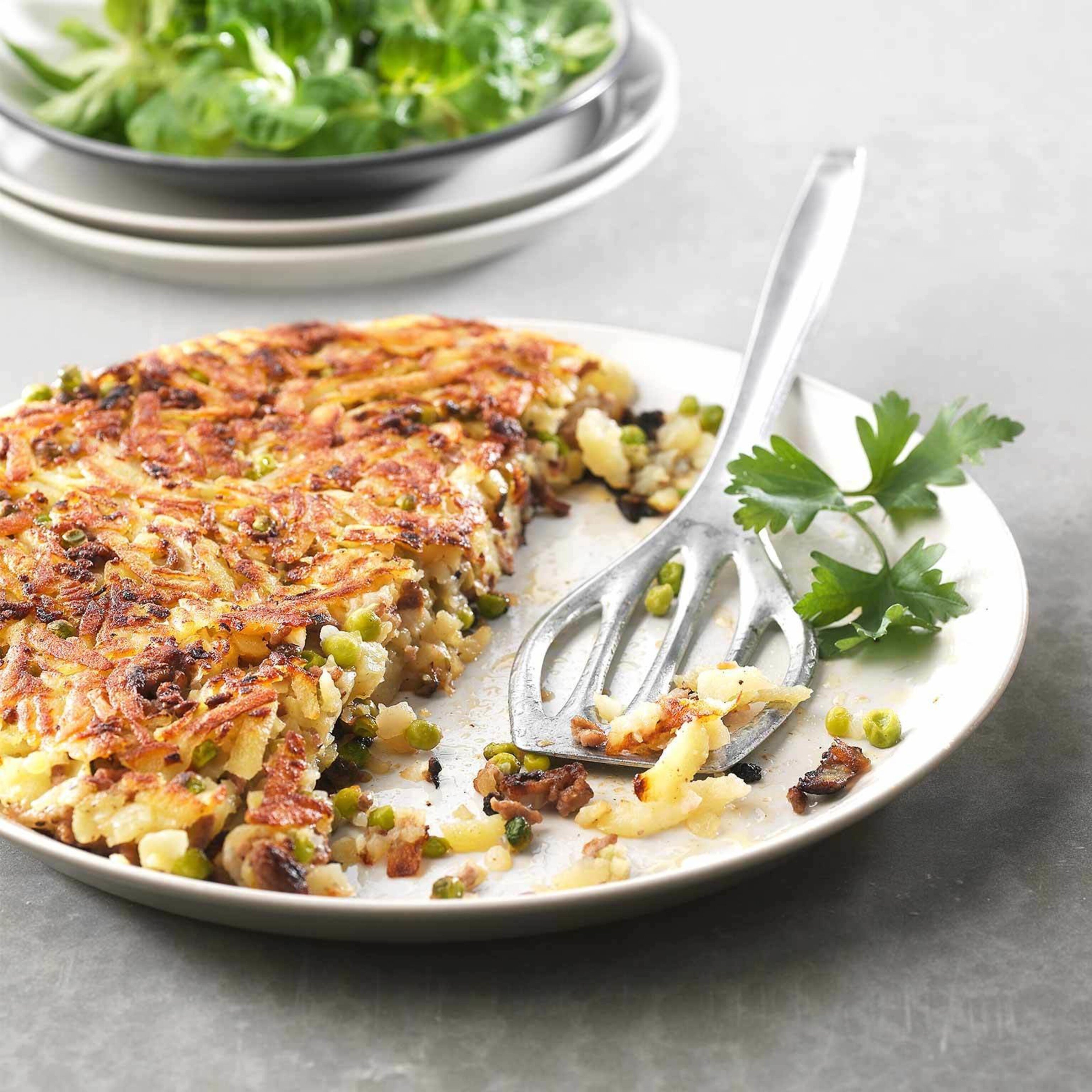 Röstis à la viande hachée