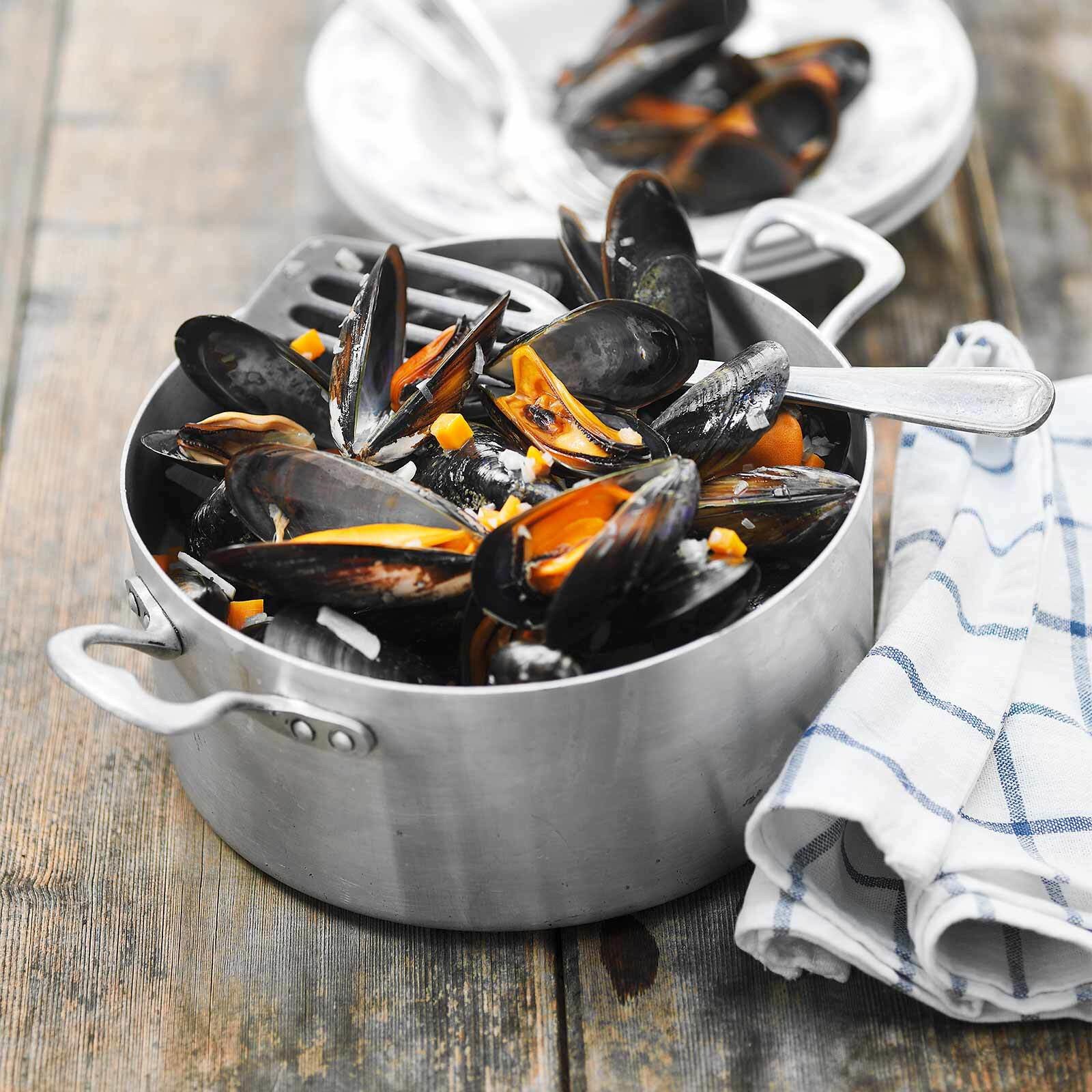 Moules au vin blanc