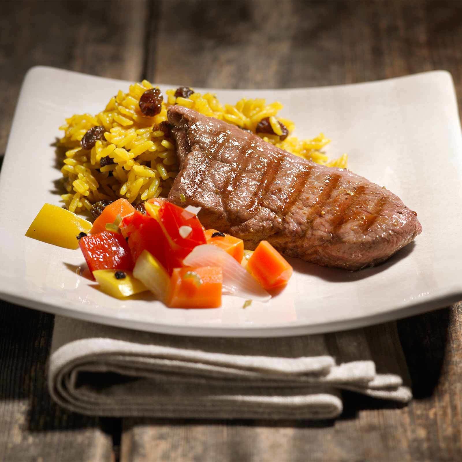 Filet d’autruche grillé