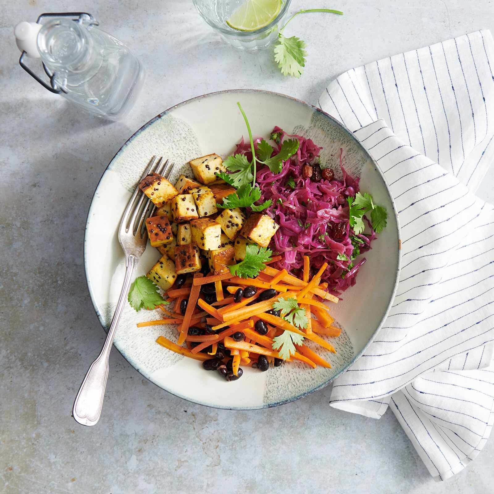 Bowl chou rouge-tofu