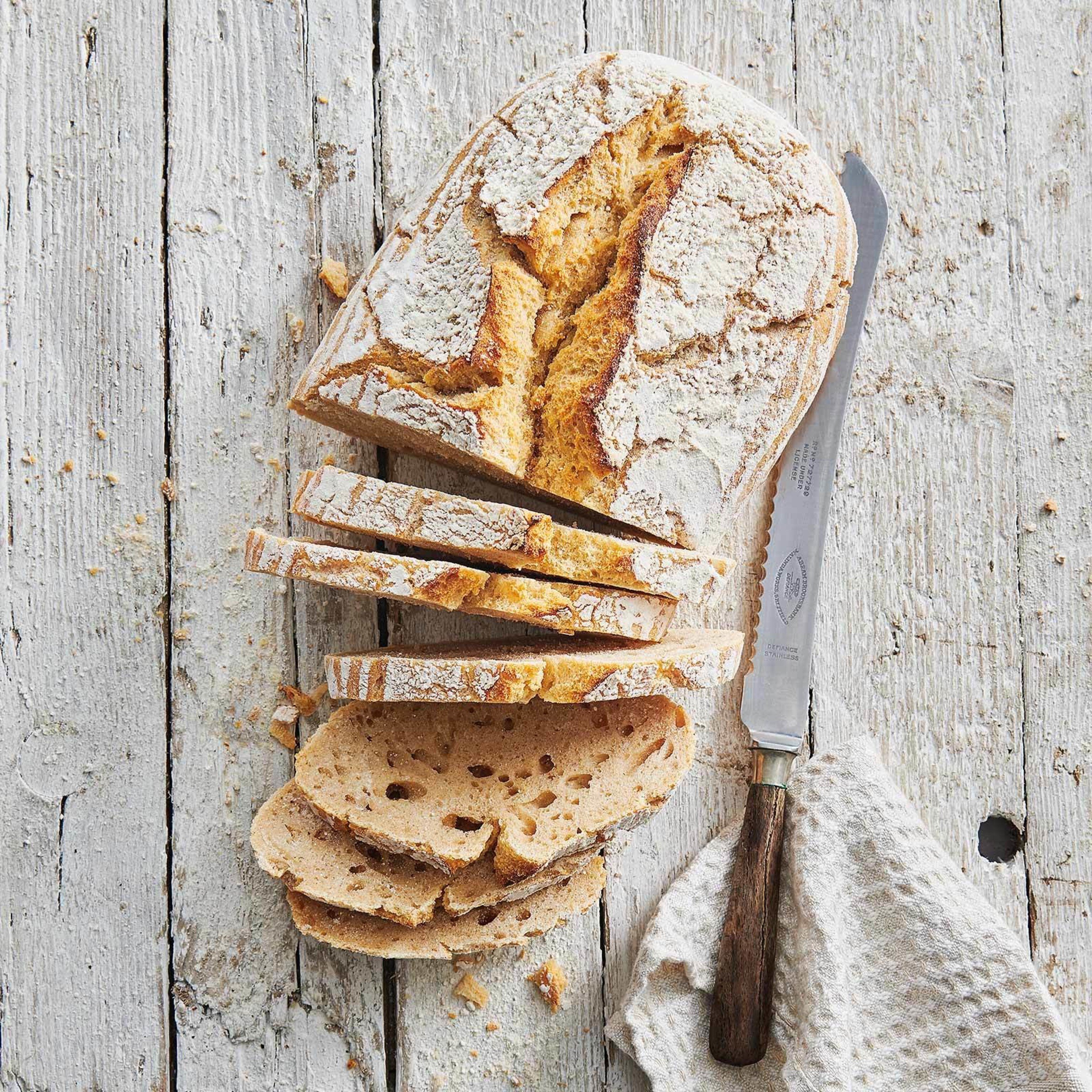 Dinkel-Sauerteigbrot ohne Kneten