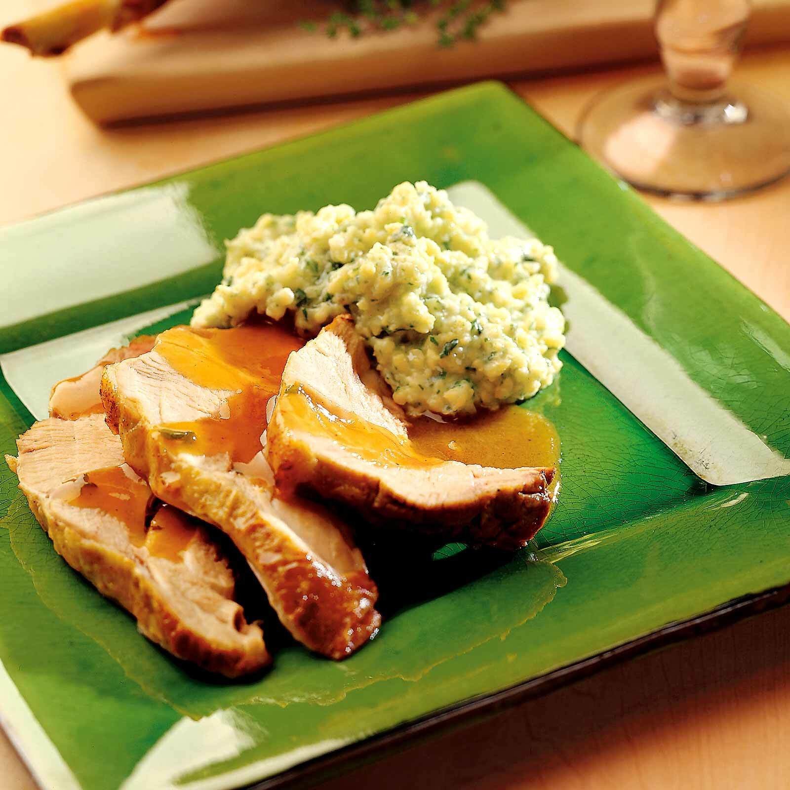 Rucola-Polenta