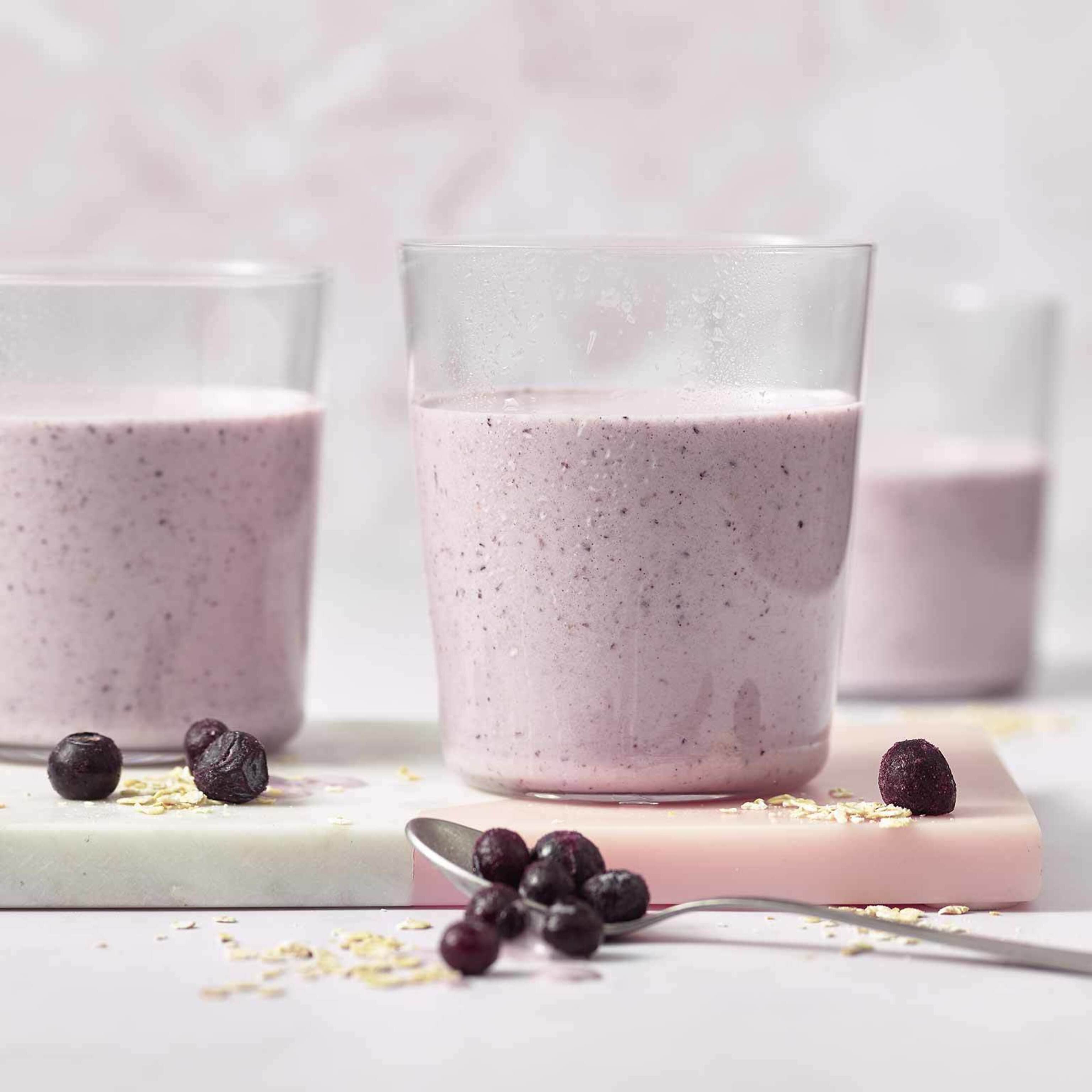 Beeren-Protein-Shakes