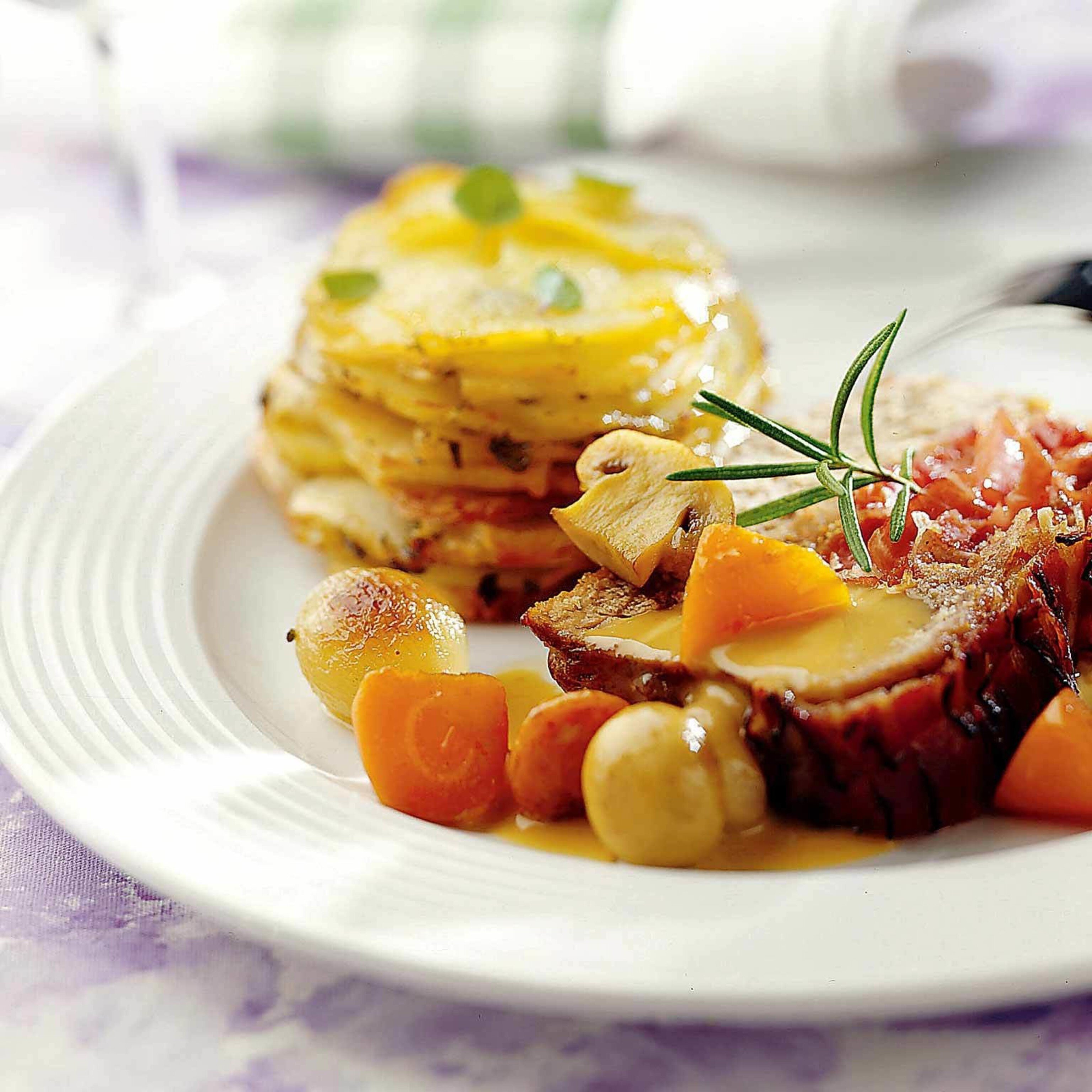 Pommes Anna mit Sellerie
