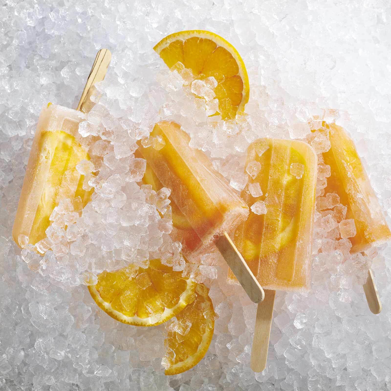 Bâtonnets glacés à l’Aperol Spritz