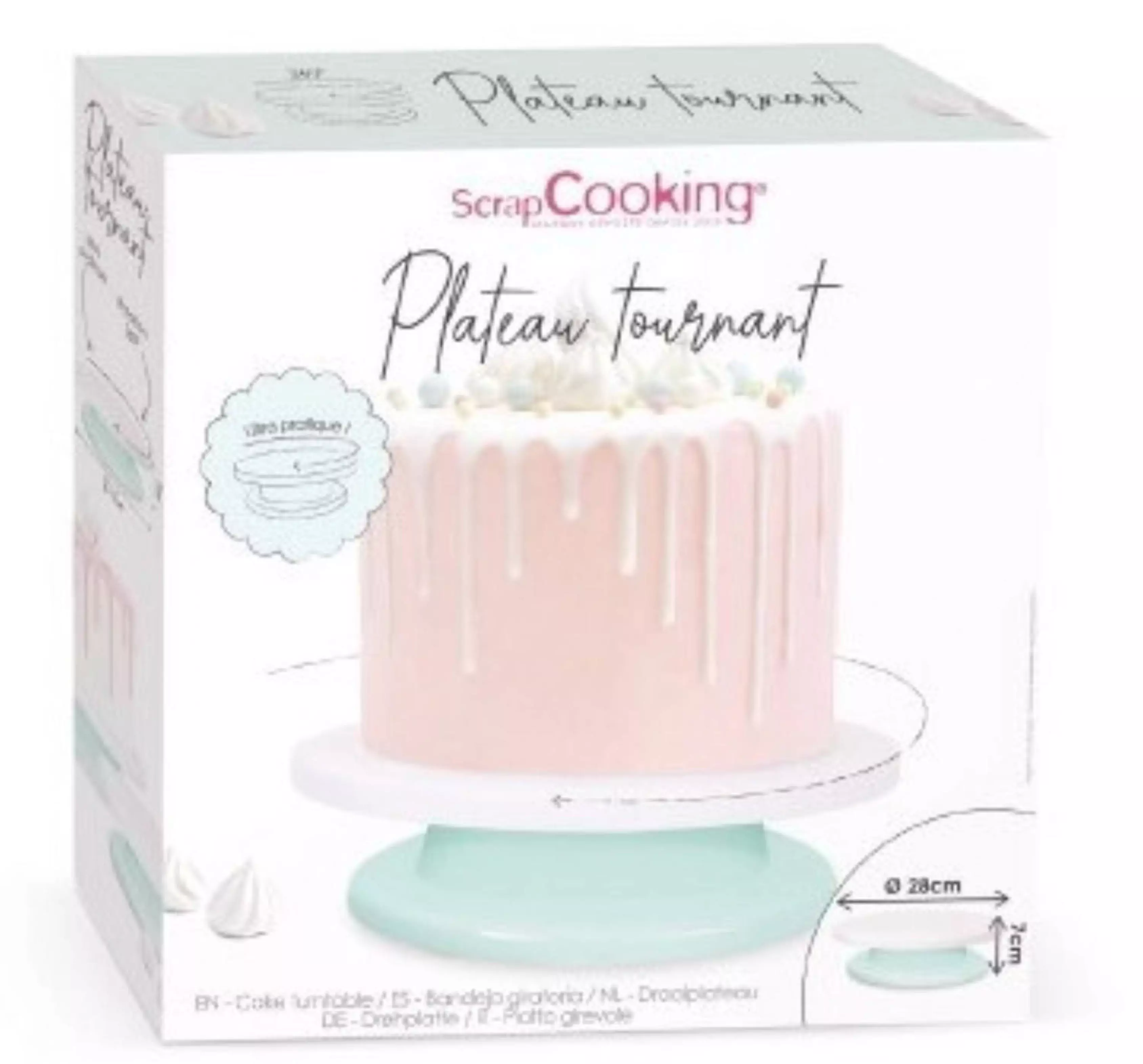 ScrapCooking Silikon-Teppich Für Patissier – Rutschfest, Spülmaschinengeeignet, 60x43,5 Cm