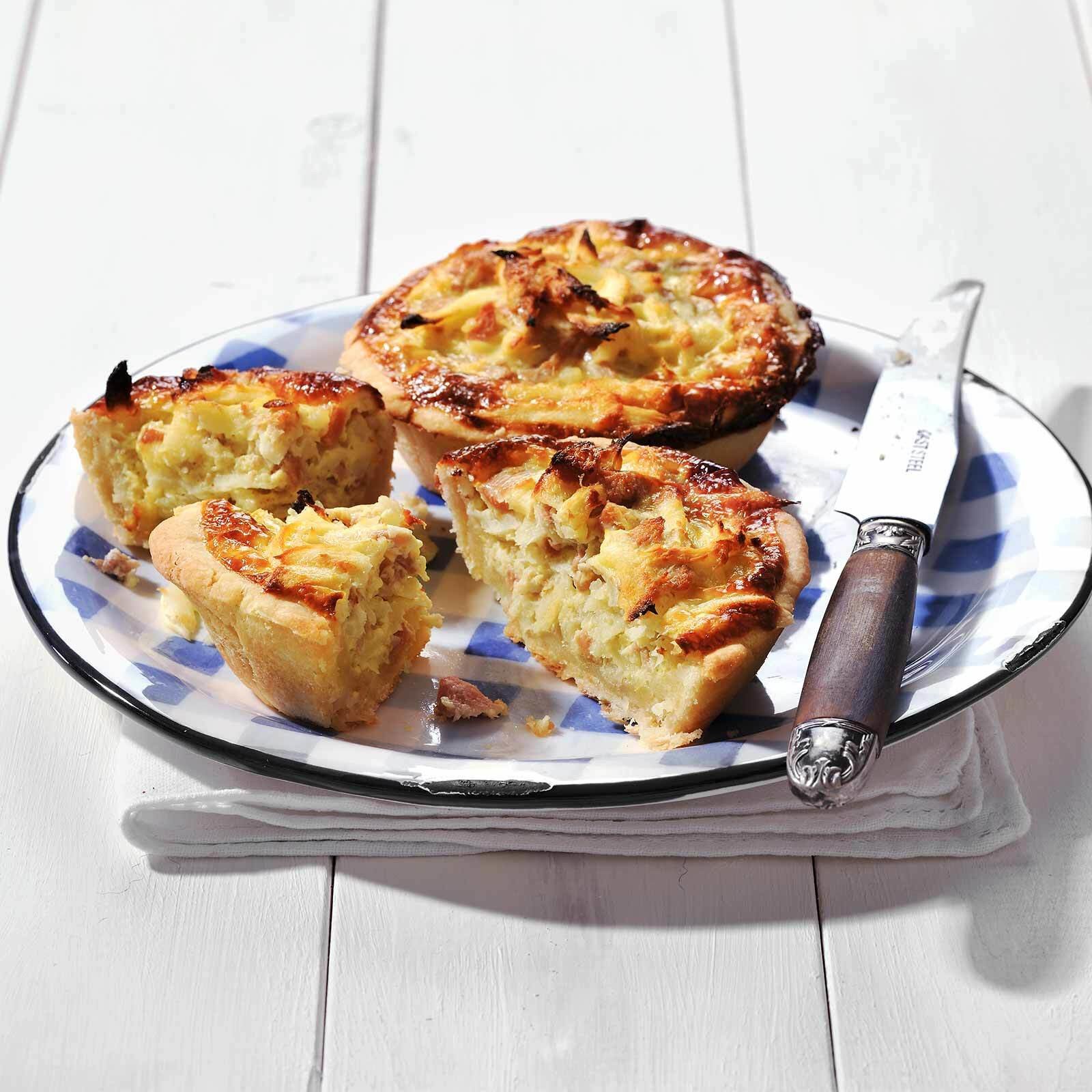 Tartelettes au coing et au persil tubéreux