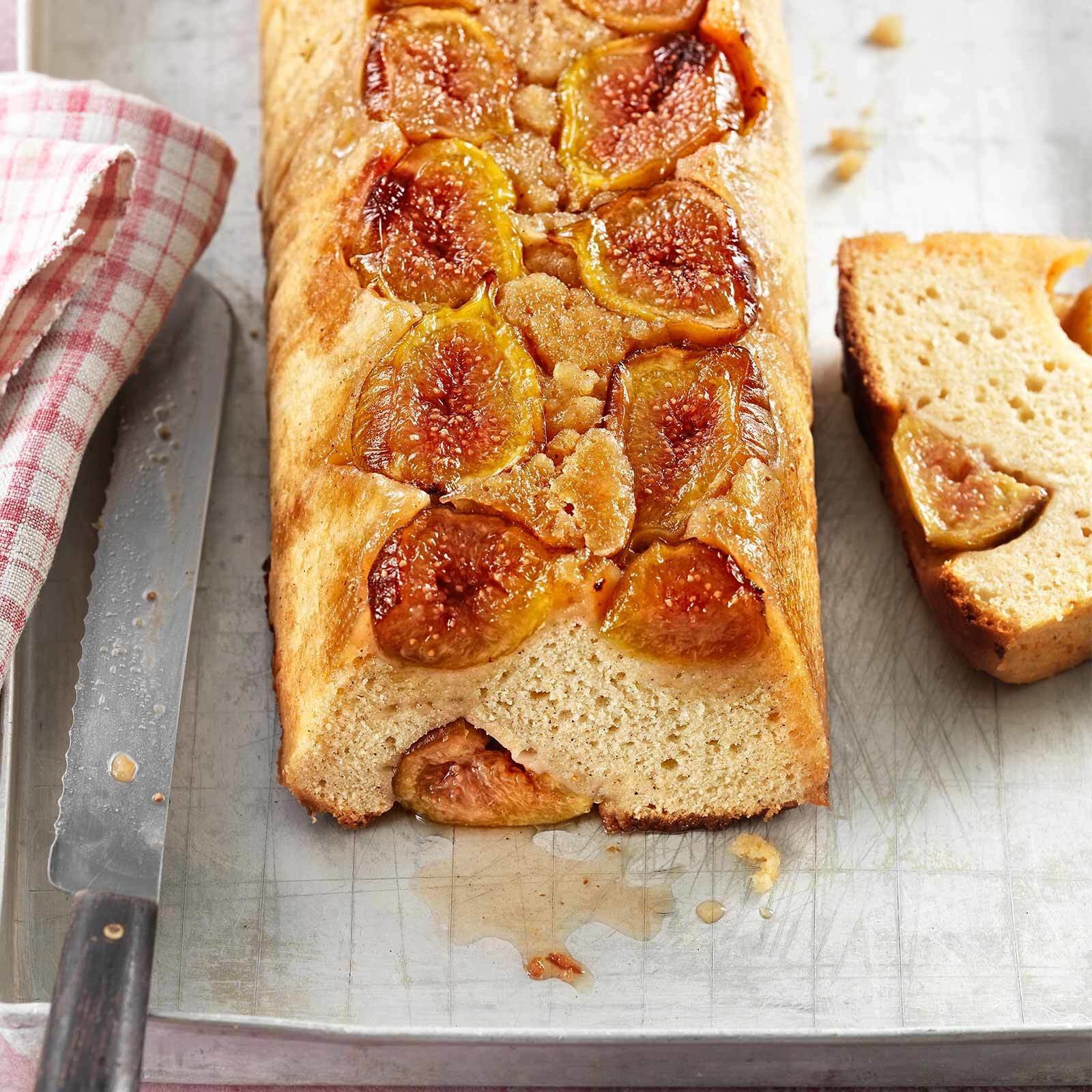 Gestürzter Feigencake