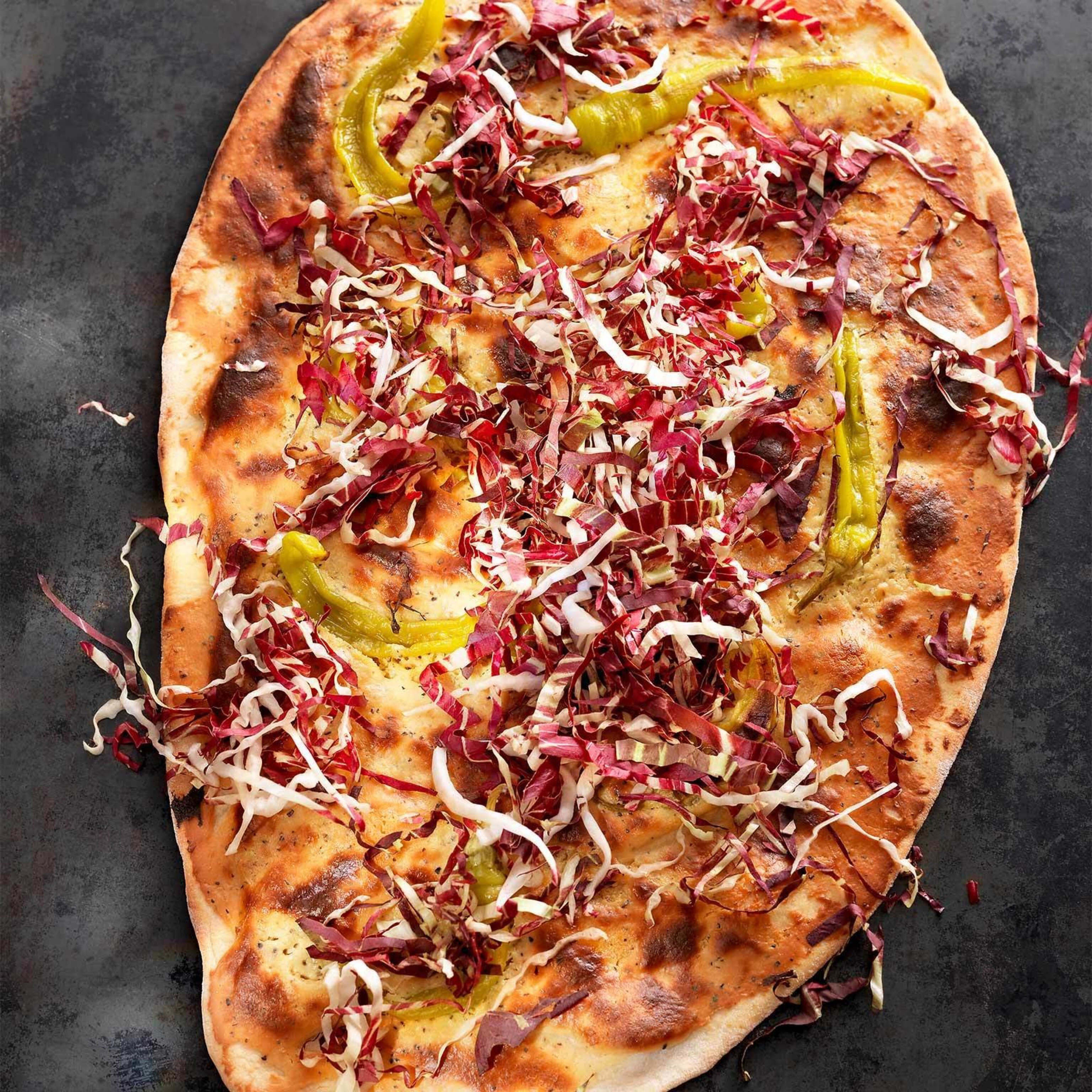 Flammkuchen mit Cicorino