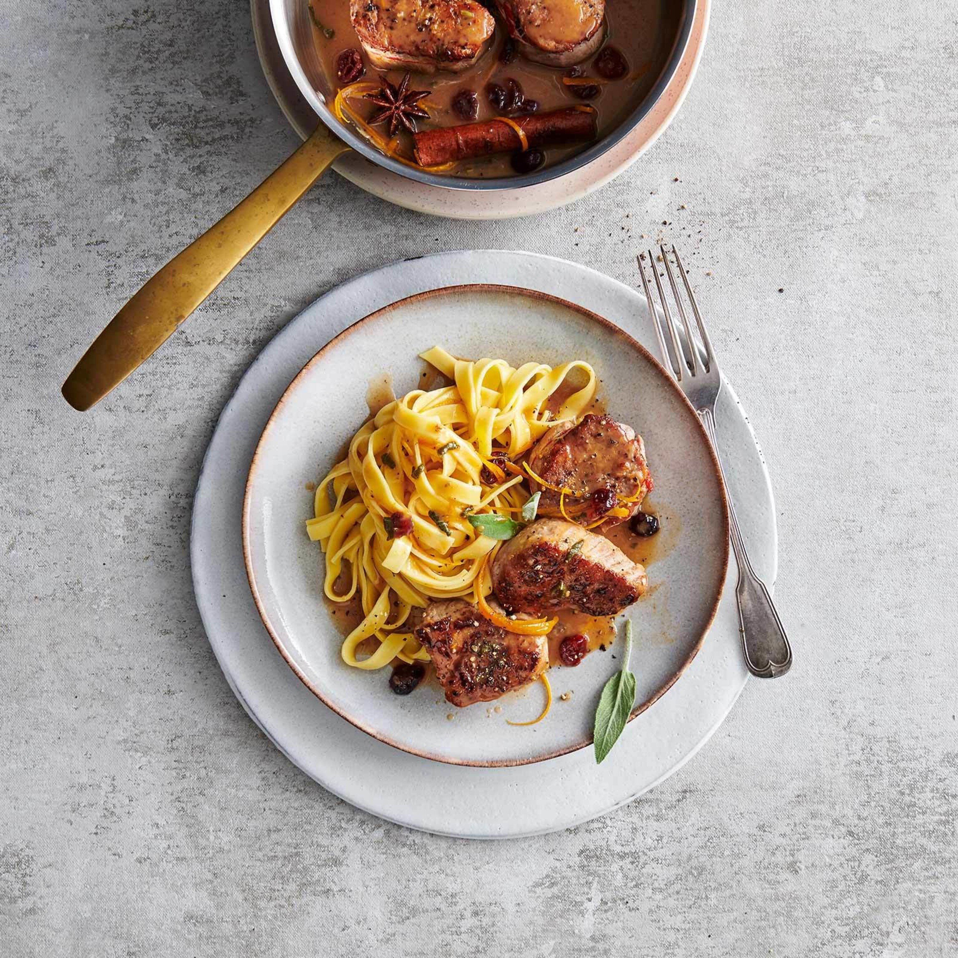 Medaillons in Orangensauce