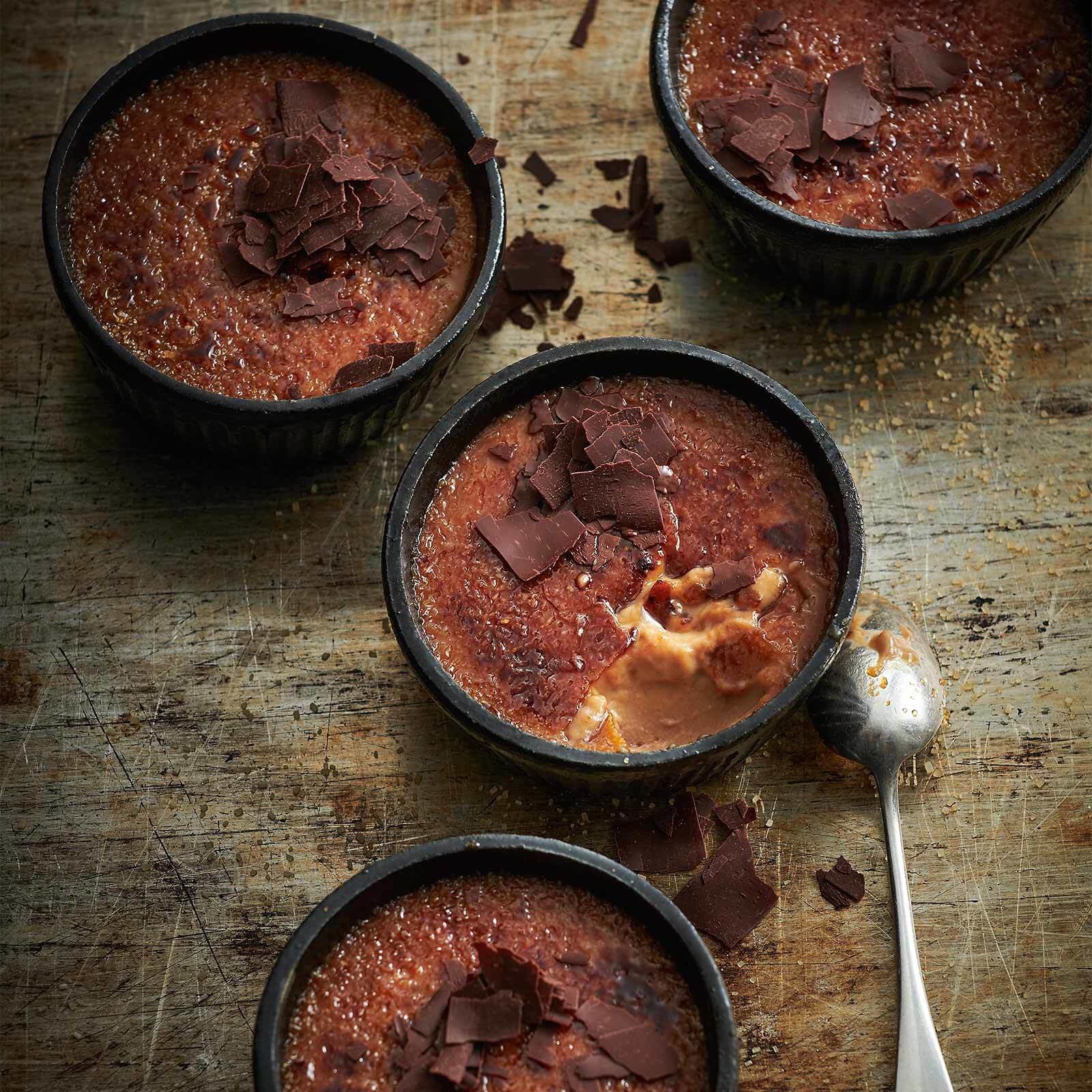 Crème brûlée au chocolat