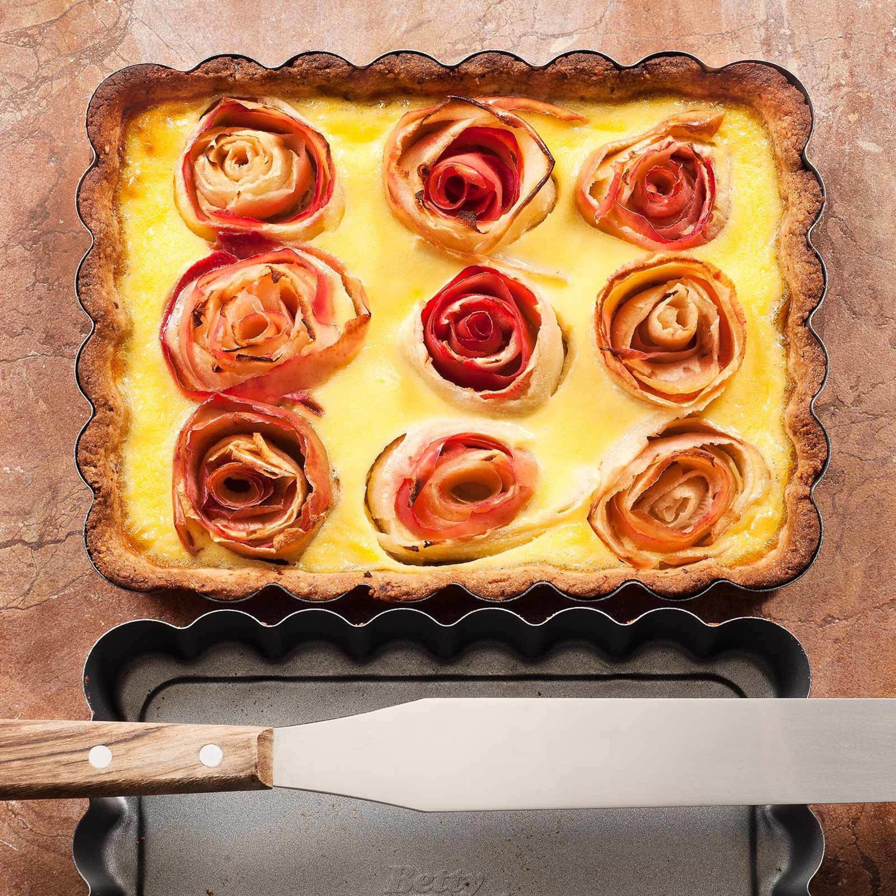 Gâteau aux pommes «bouquet de roses»
