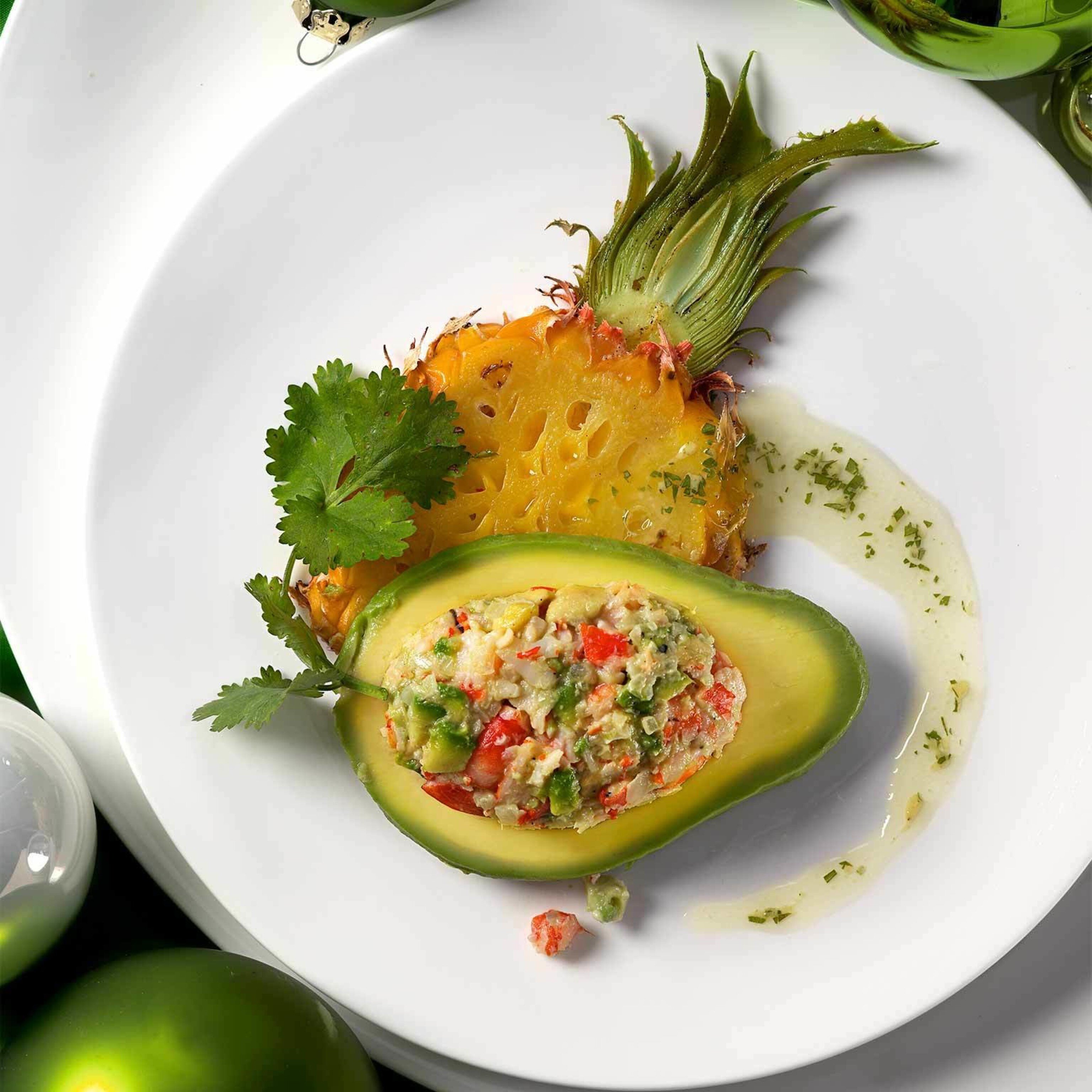 Tartare crevettes-avocat