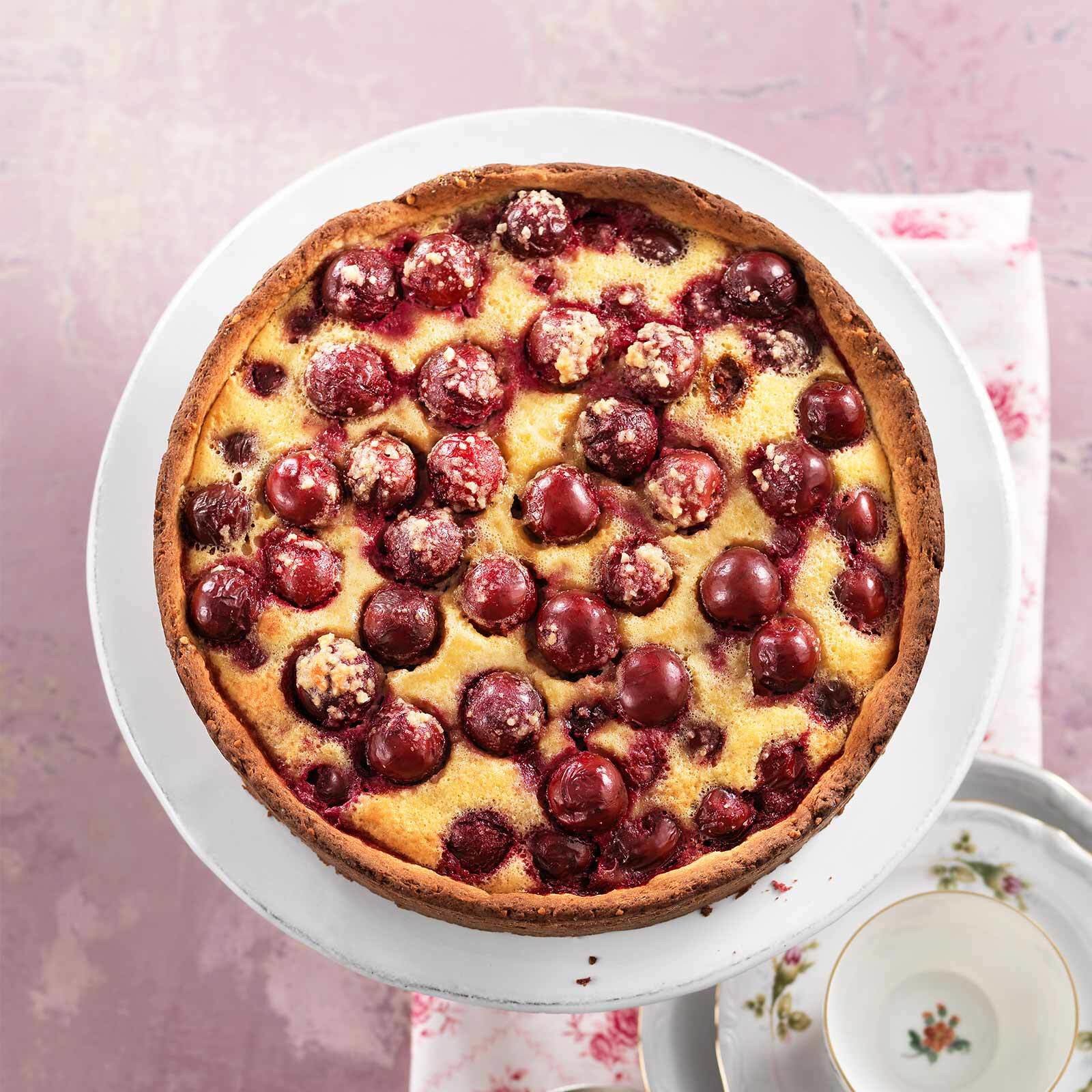 Weichselhefekuchen