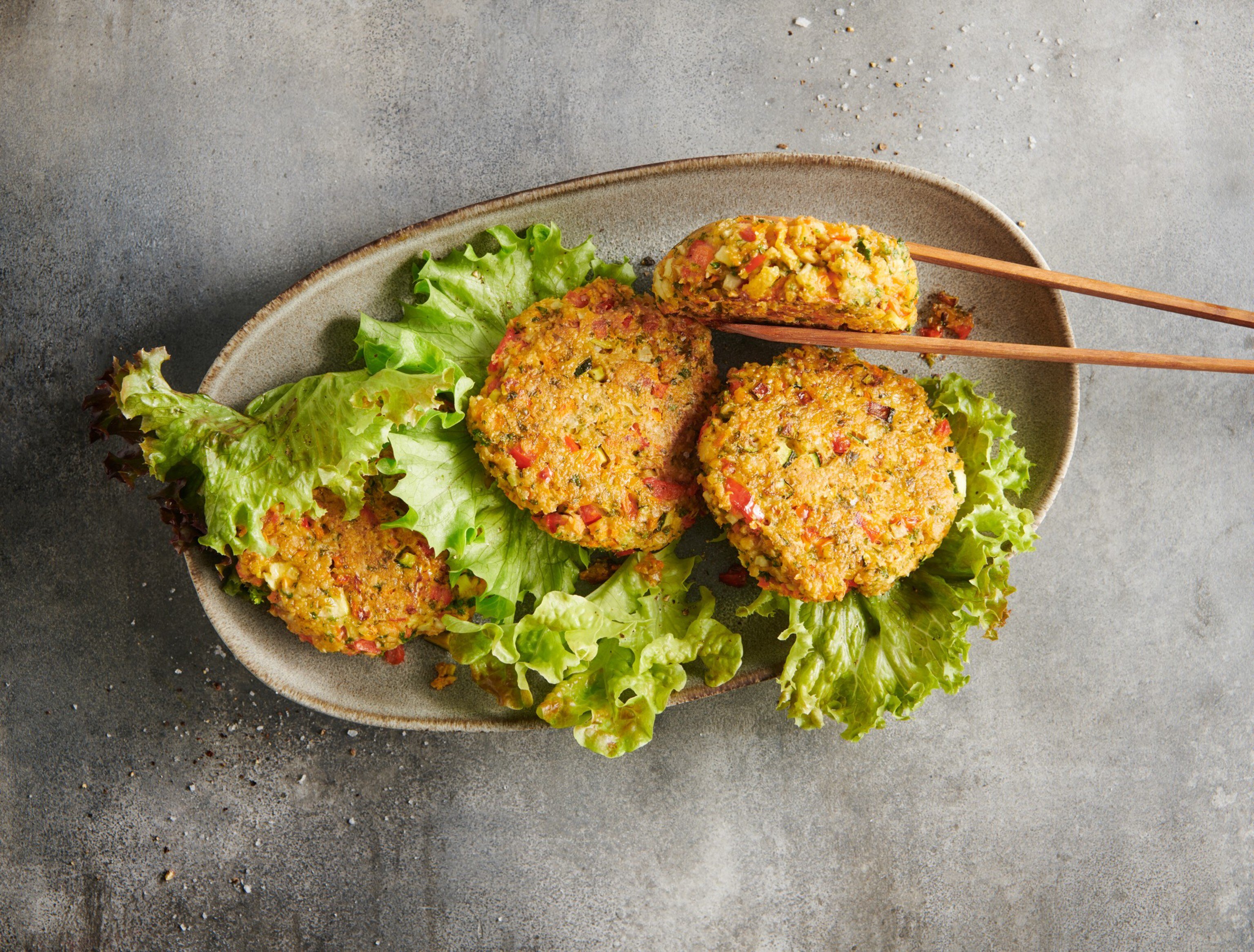 Gemüse-Hamburger