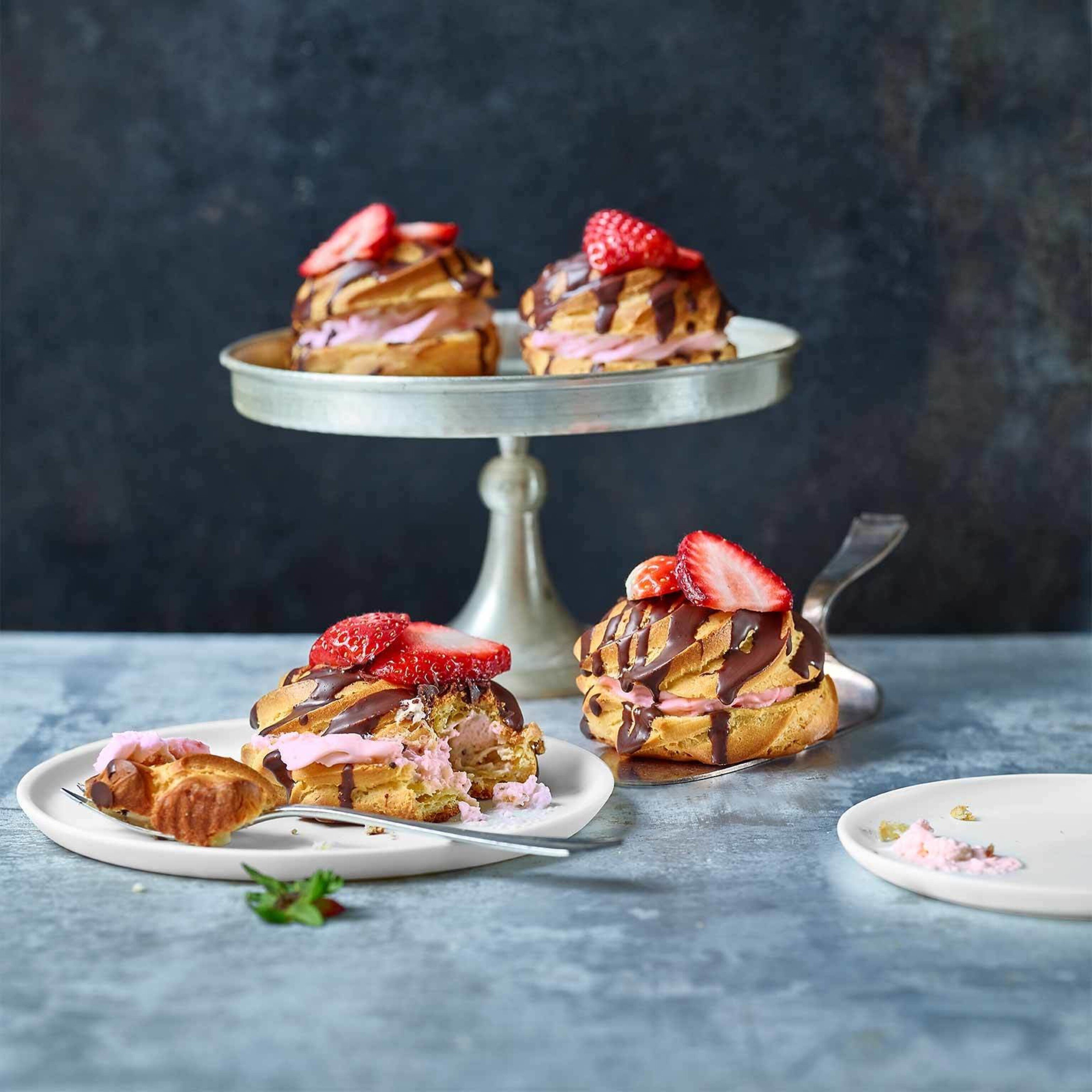 Choux à la fraise