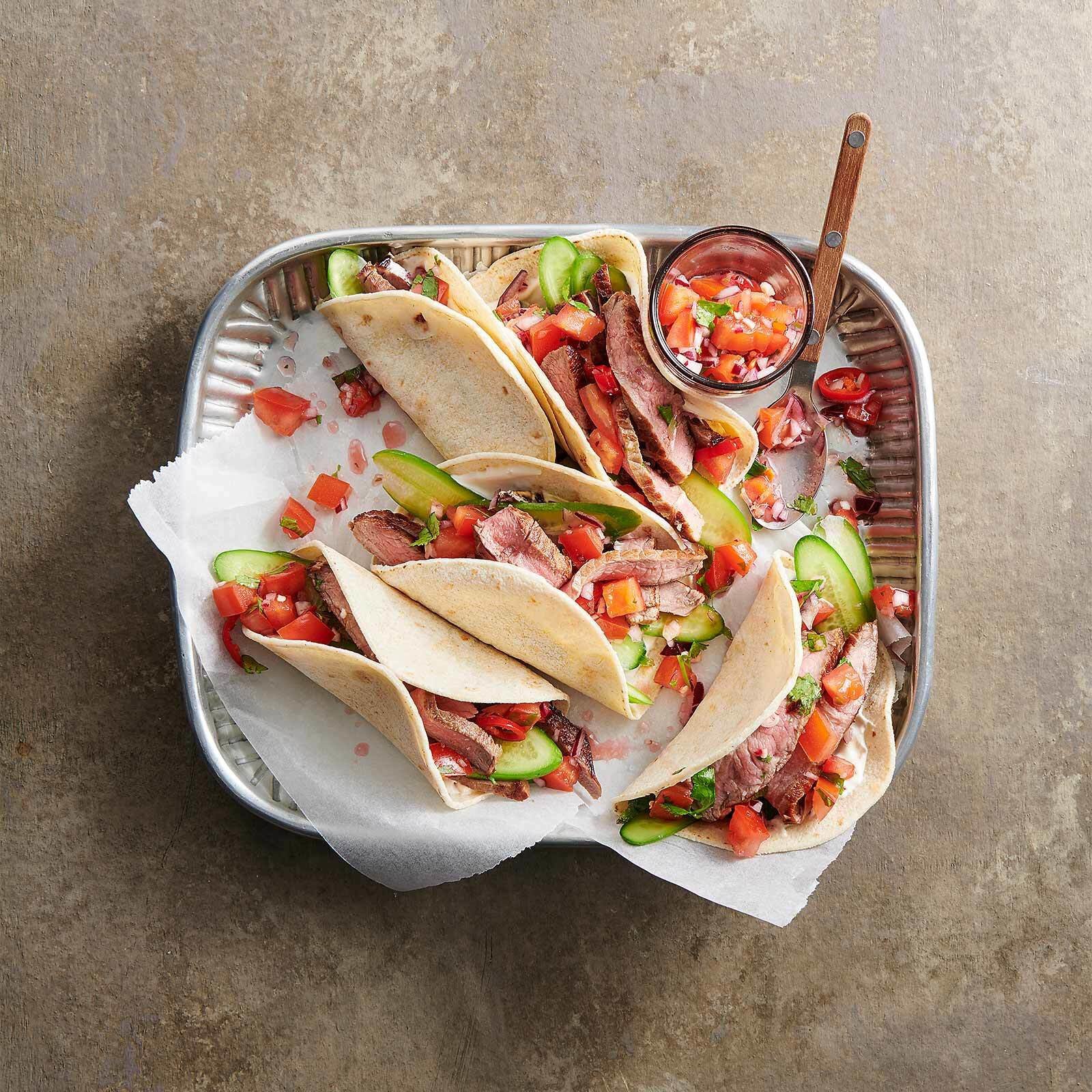 Tacos au bœuf
