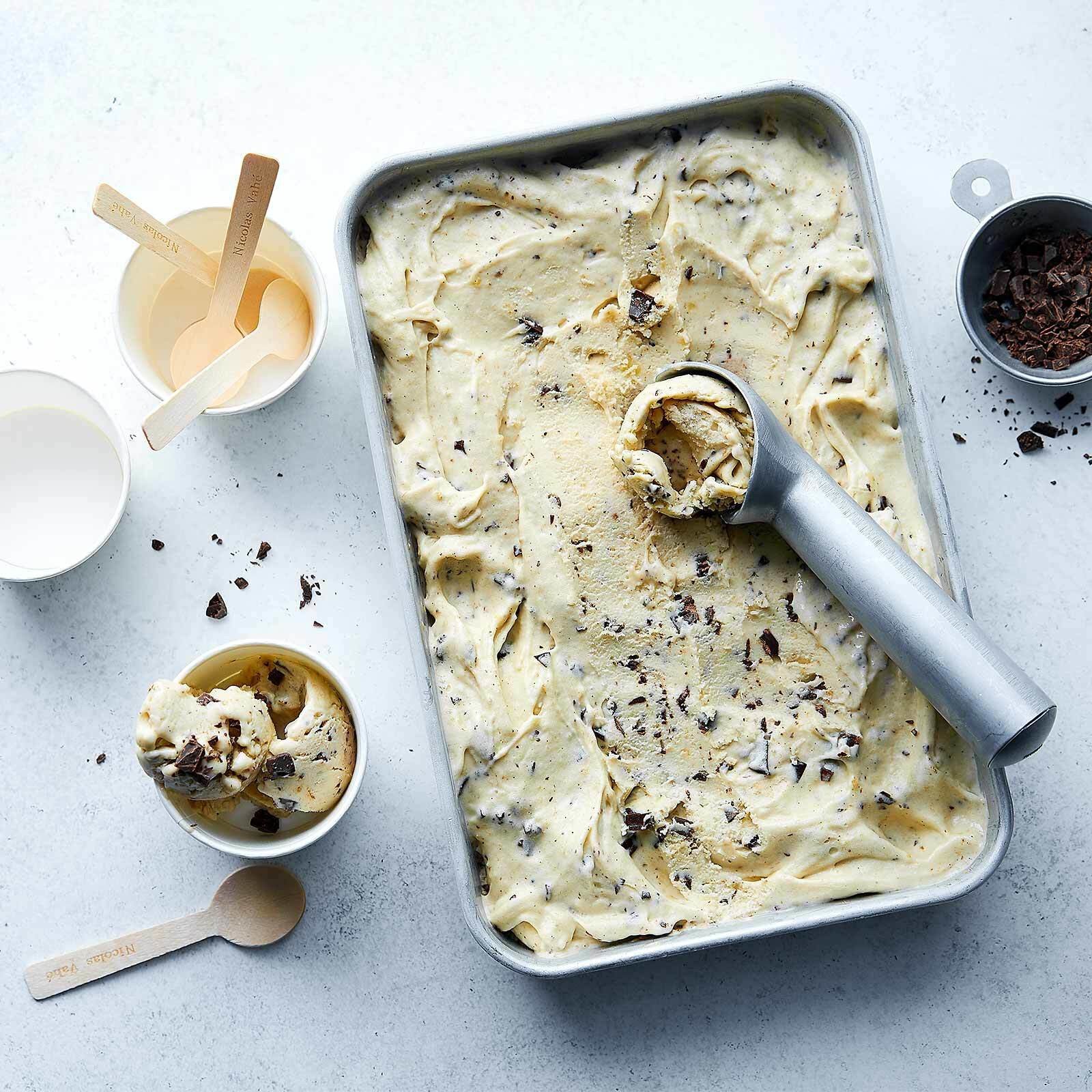 Bananen-Stracciatella-Glace