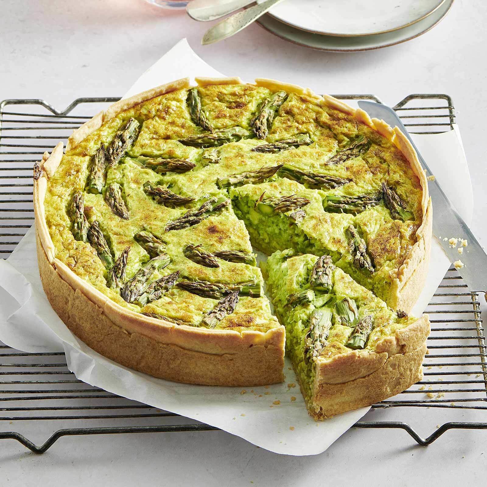 Spargel-Quiche
