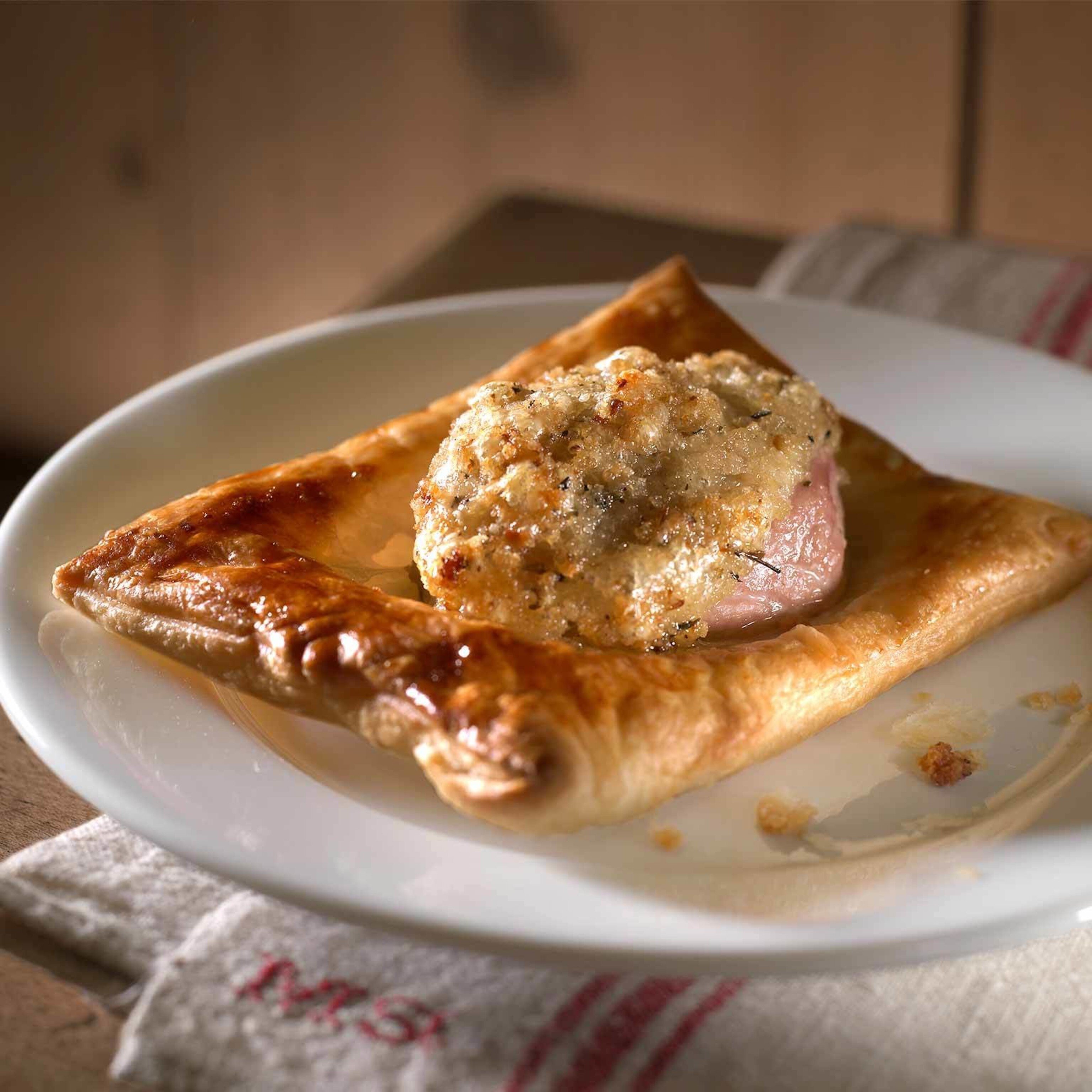 Filet-Kissen mit Käse-Haube