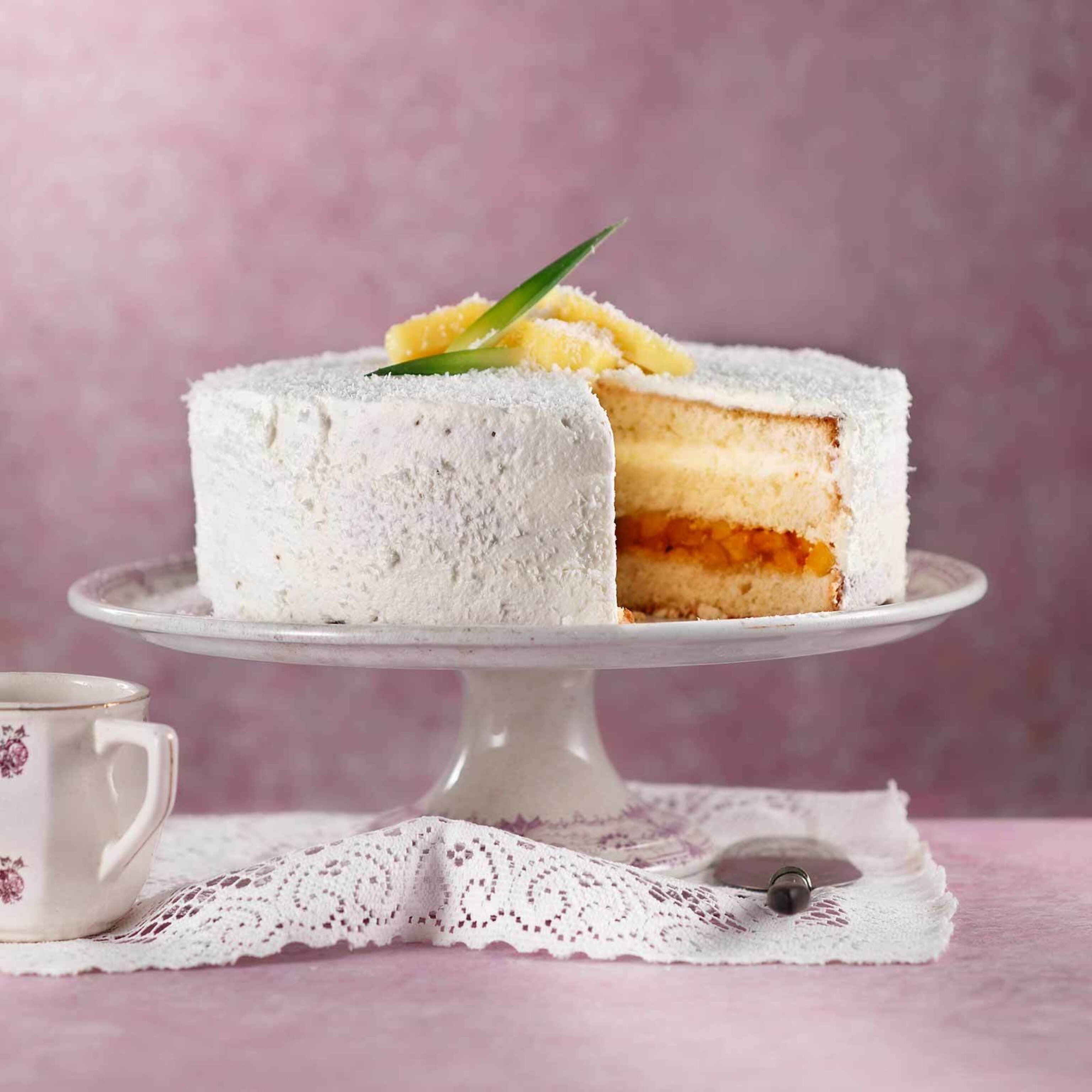 Piña-colada-Torte