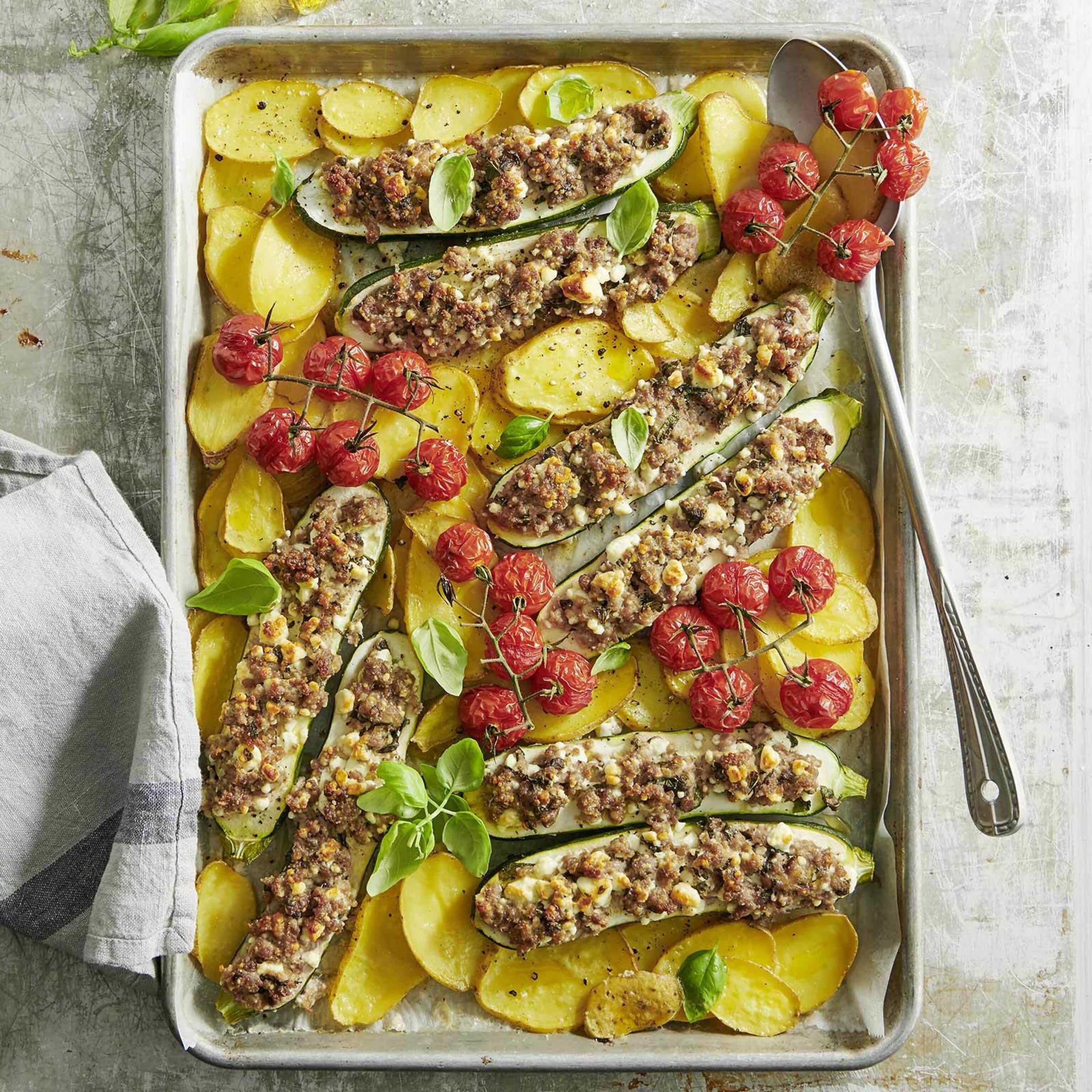Zucchini aus dem Ofen