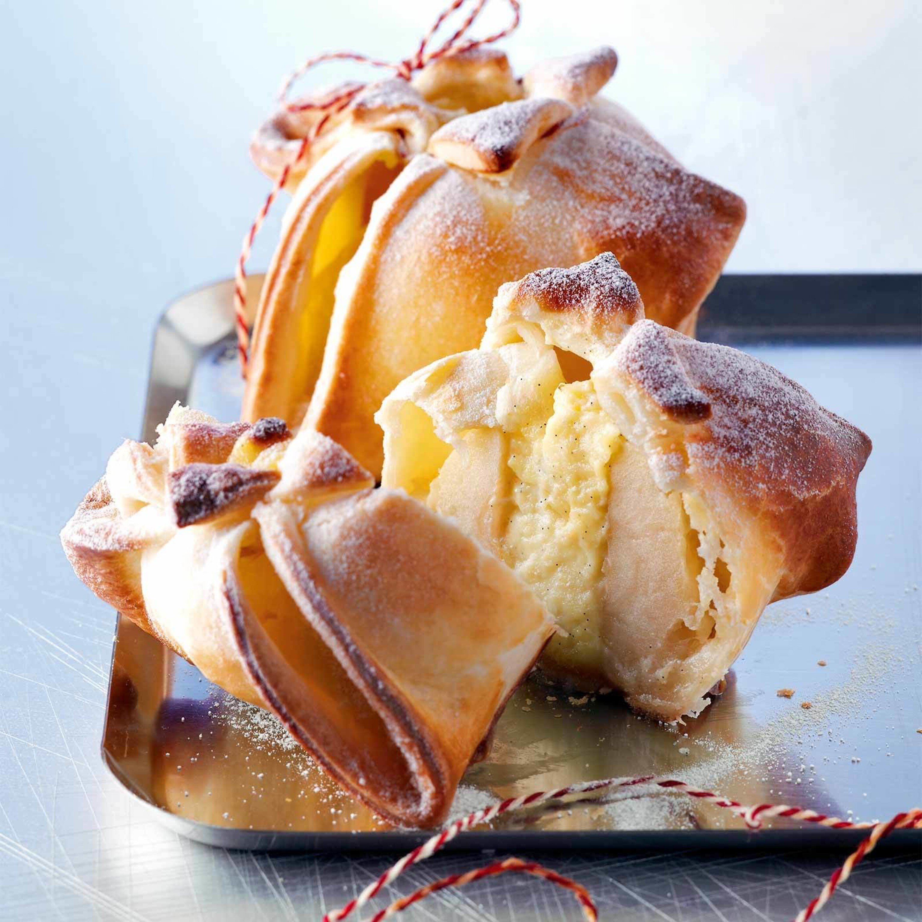 Äpfel im Pyjama