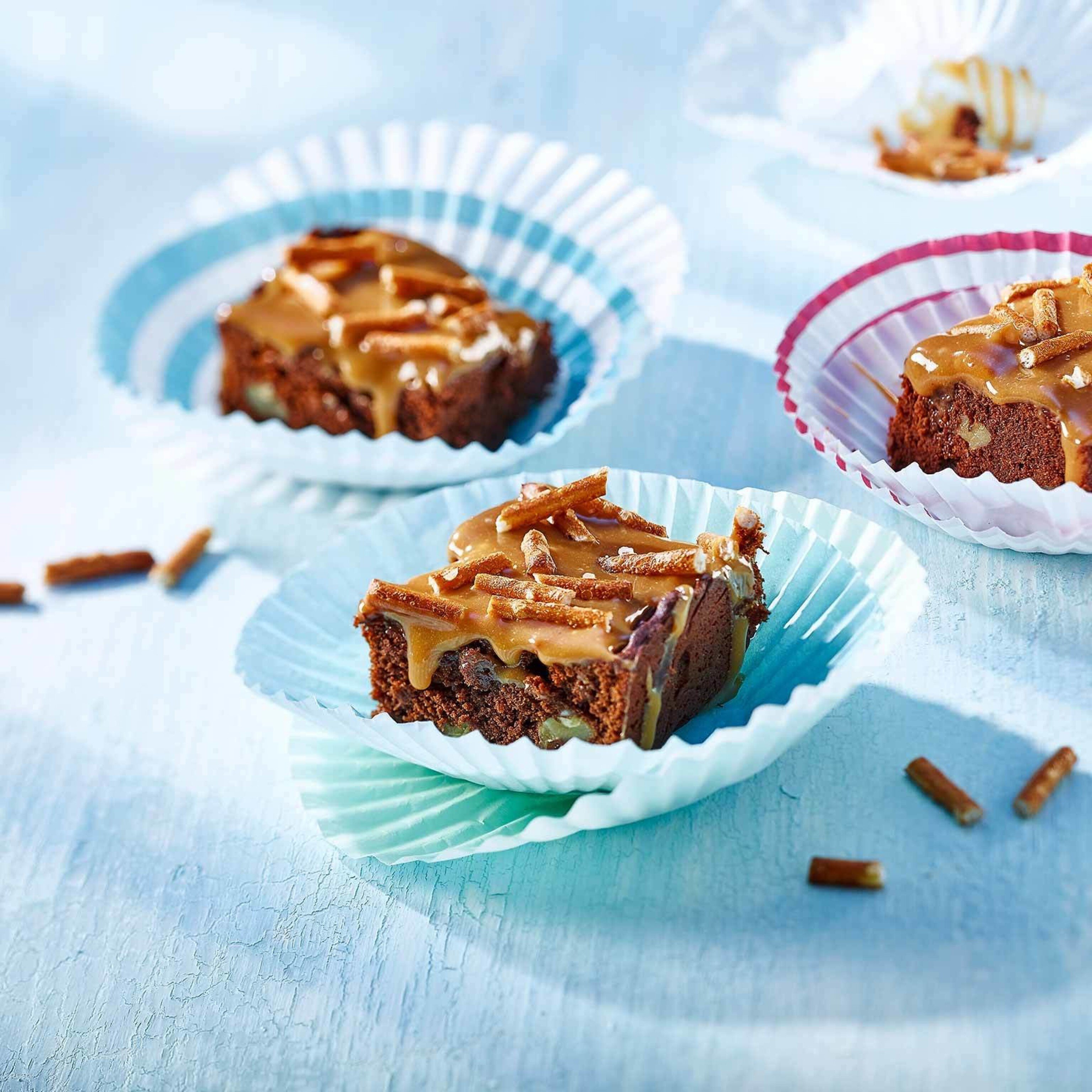 Chocolat et topping caramel