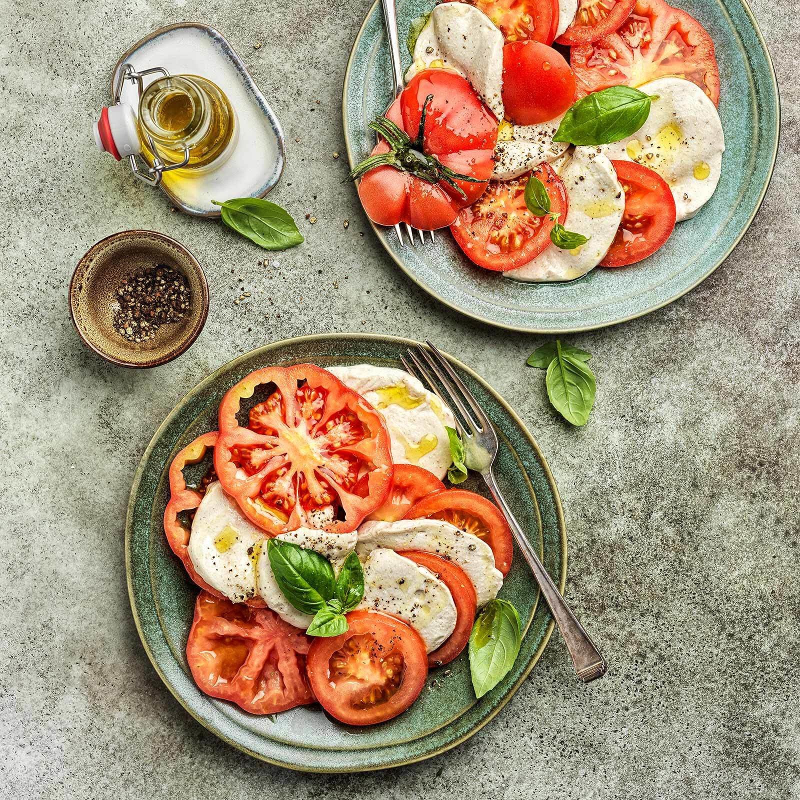 Insalata Caprese vegana