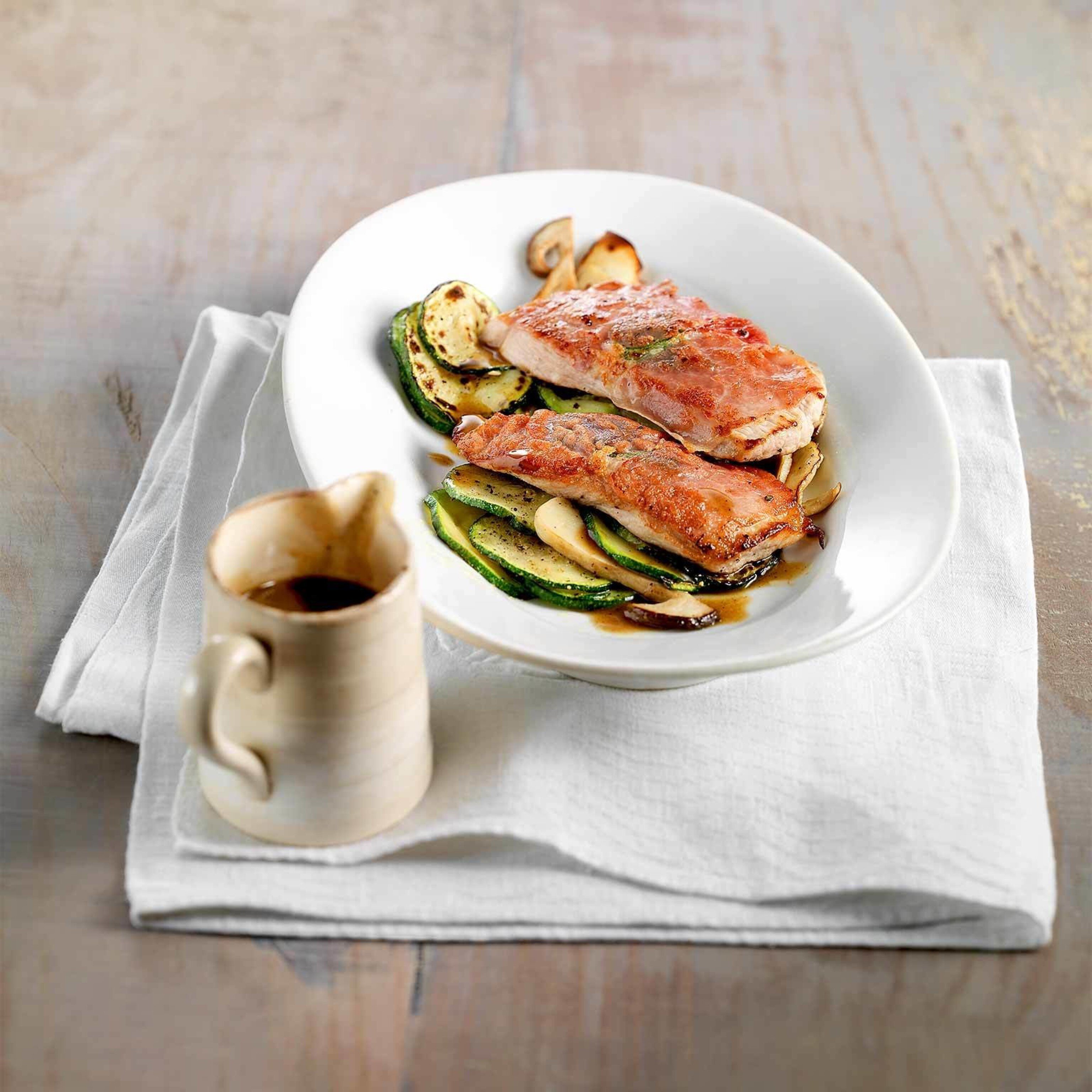 Saltimbocca mit Steinpilzen