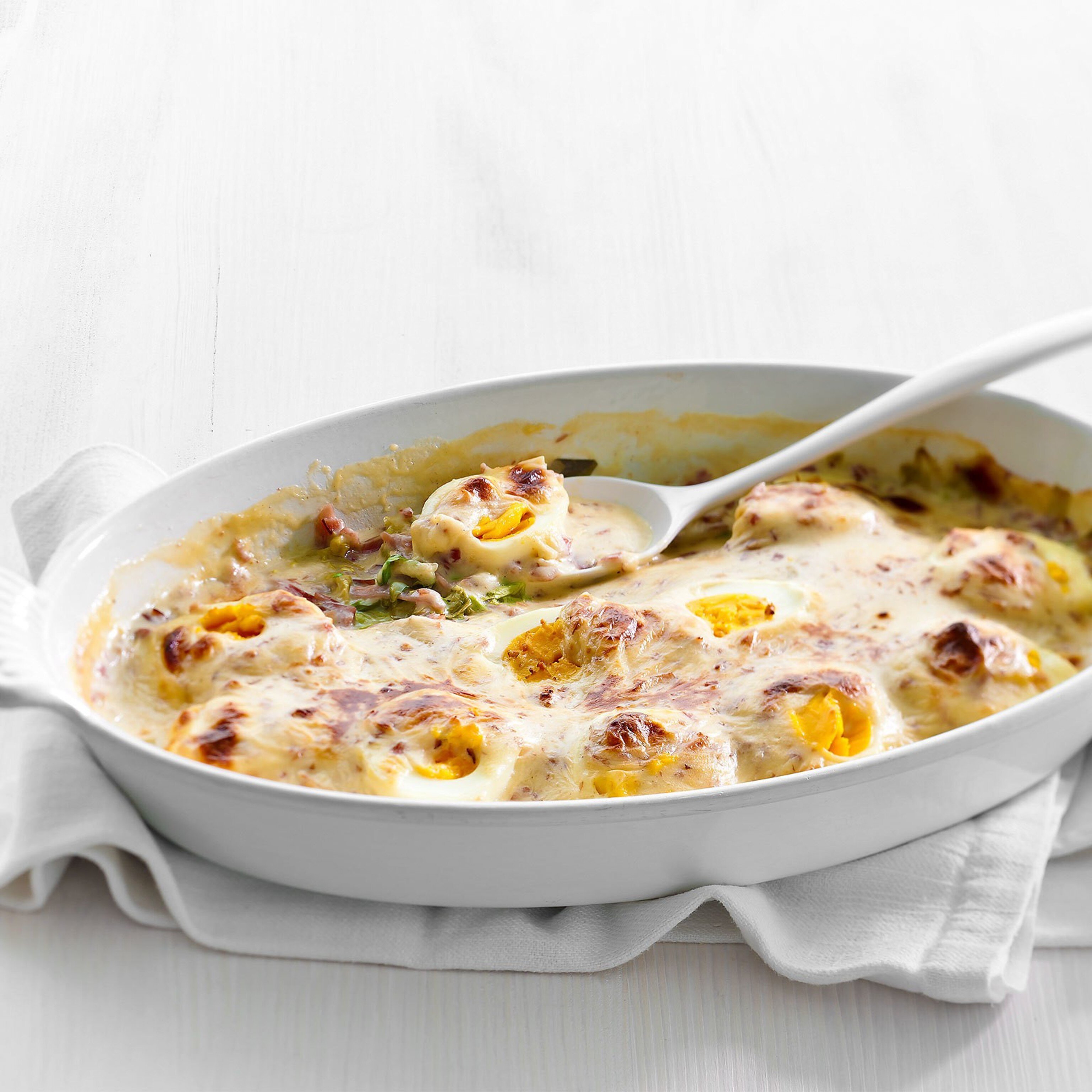 Eiergratin au jambon