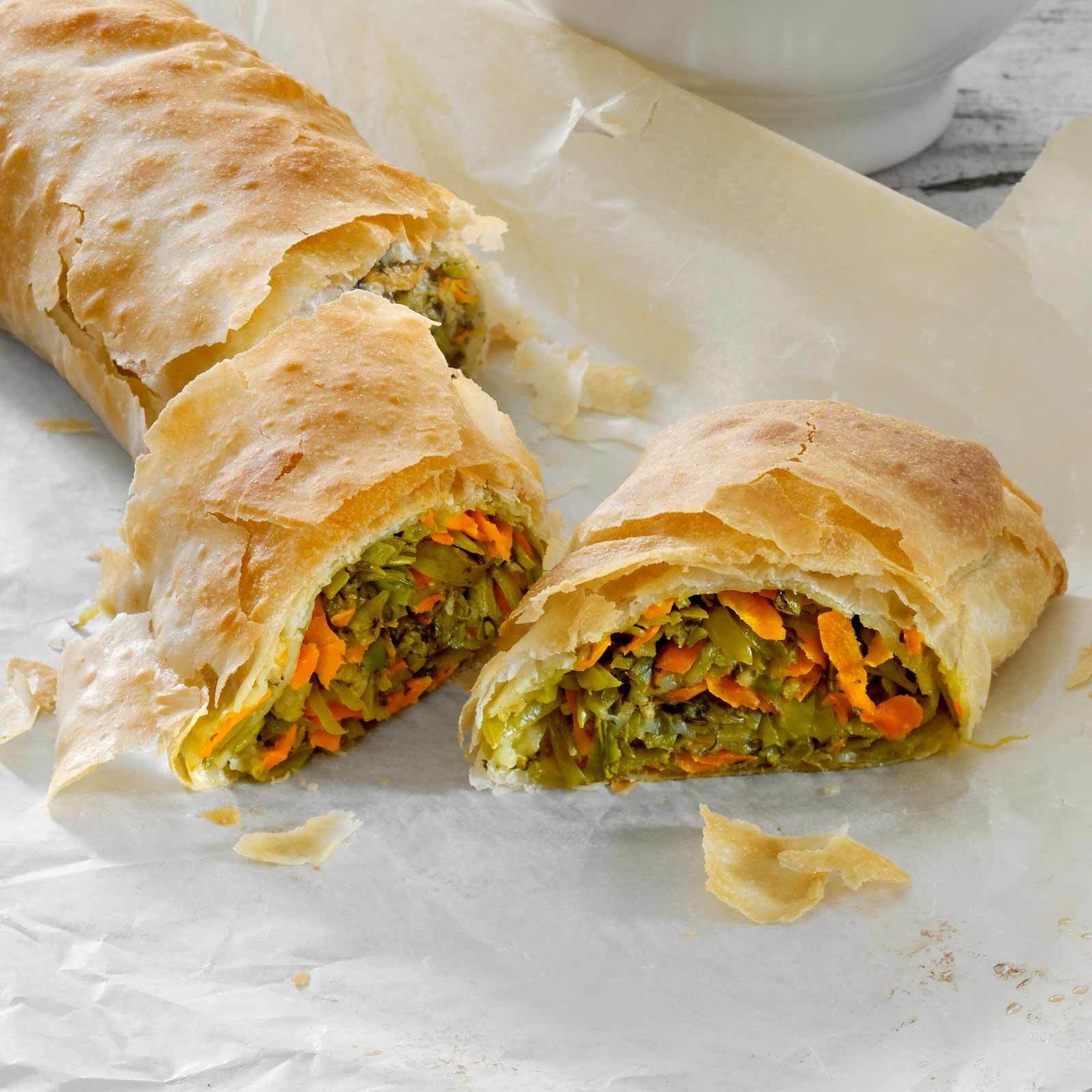 Strudel aux légumes