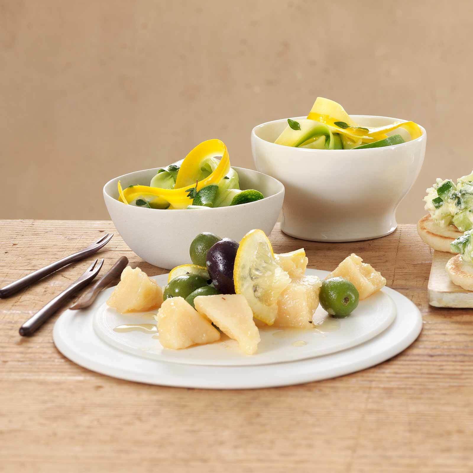 Oliven mit Parmesan