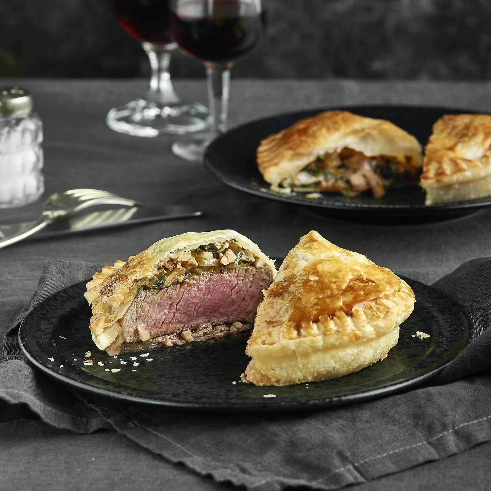 Croustades de filet Wellington