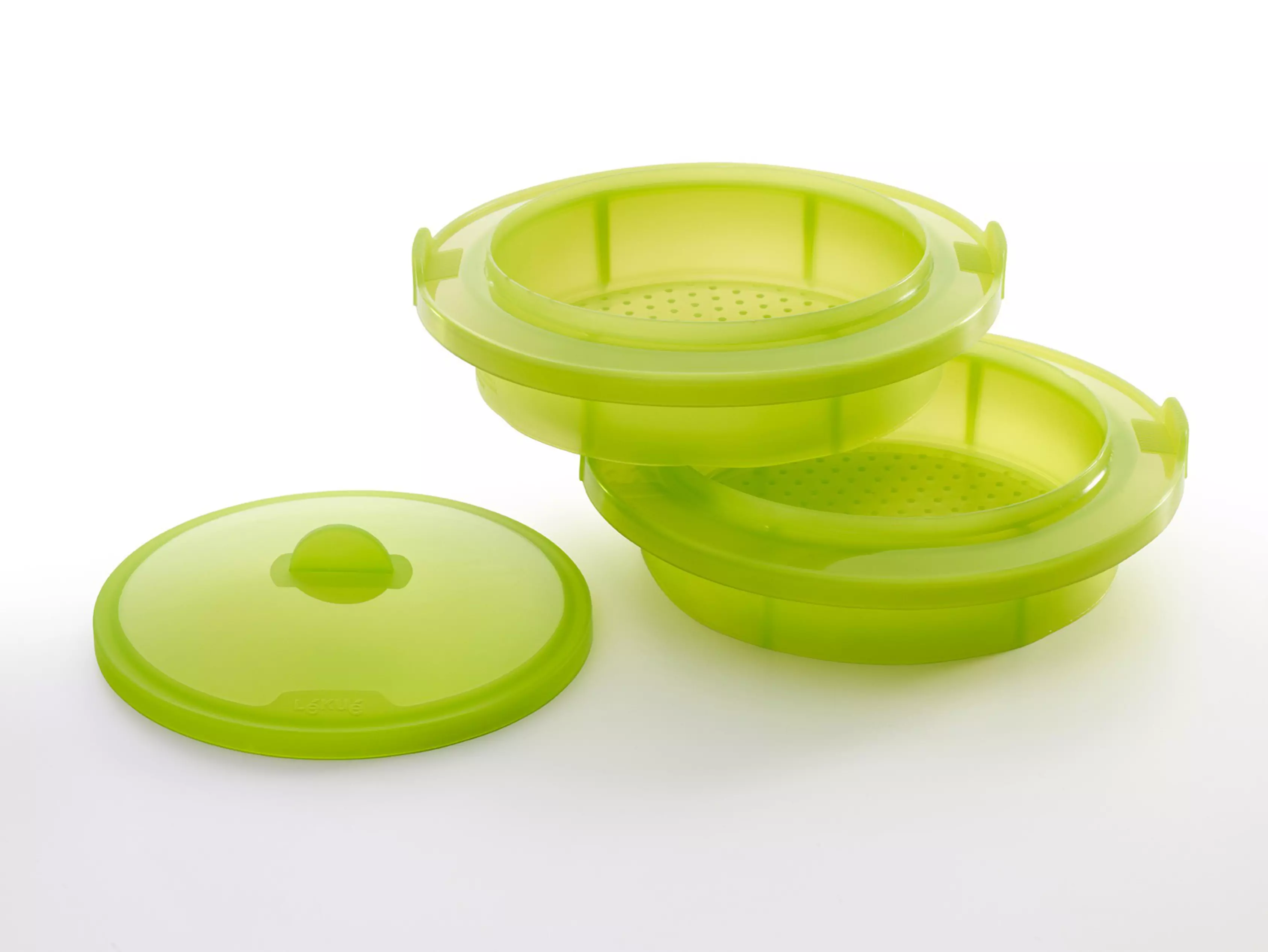 Lékué Sandwich-Box Aus Silikon – Wiederverwendbar, Grün, Anpassbar