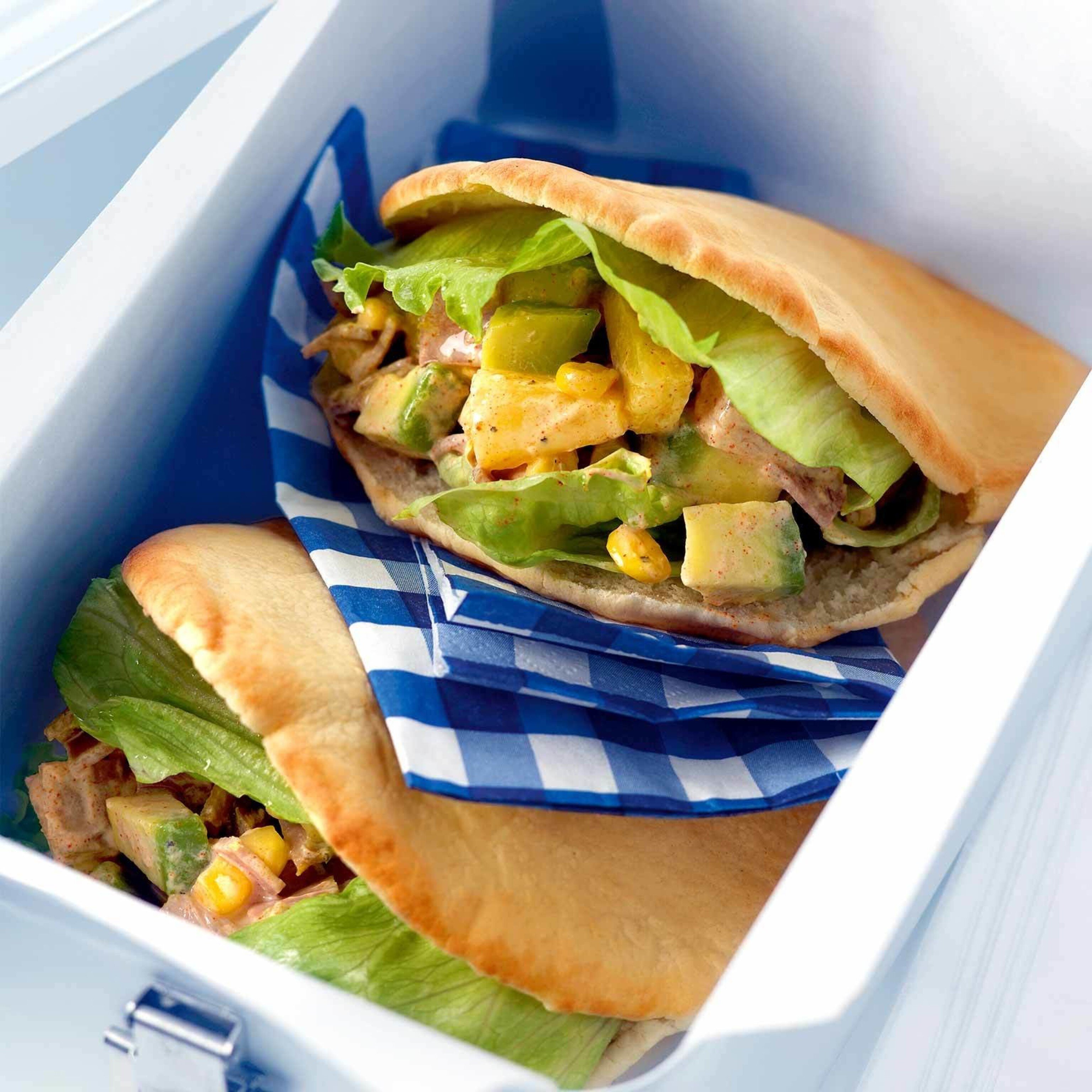 Gefülltes Pitta-Brot