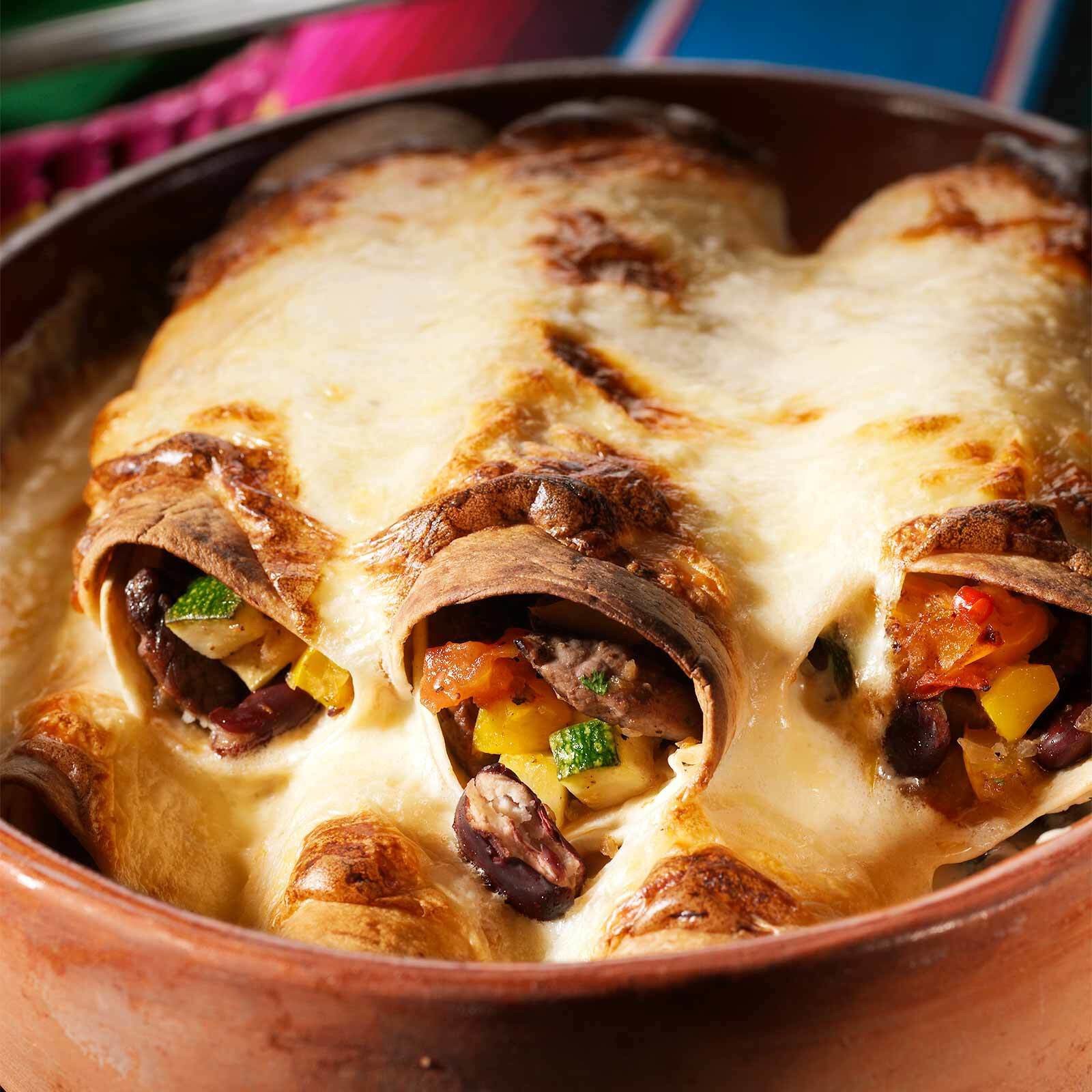 Enchiladas au romsteck